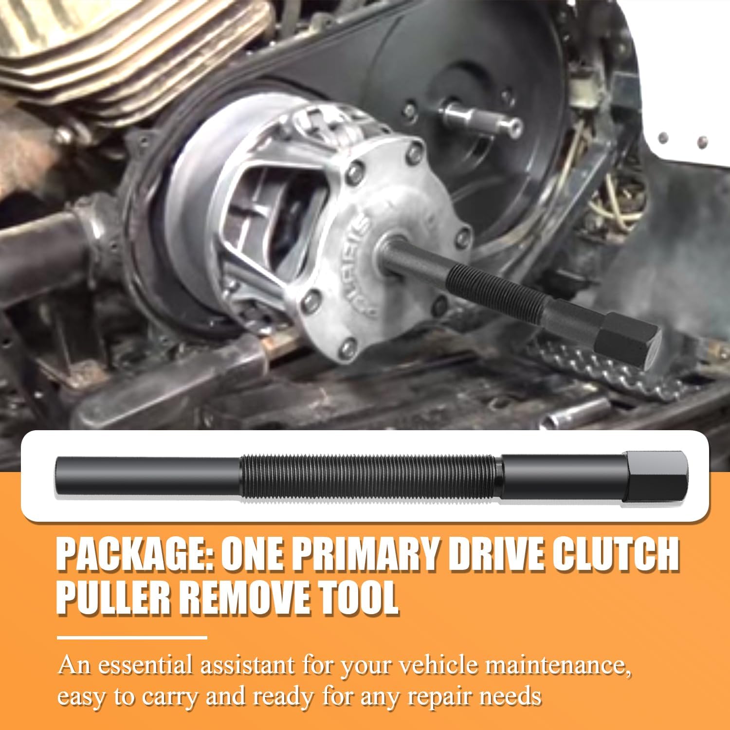 Primary Drive Clutch Puller Remove Tool Compatible with Polaris all models included Polaris Ranger/RZR/General/Sportsman/Scrambler/Xpedition/Worker/Trail Boss, Replace OEM # 2870506