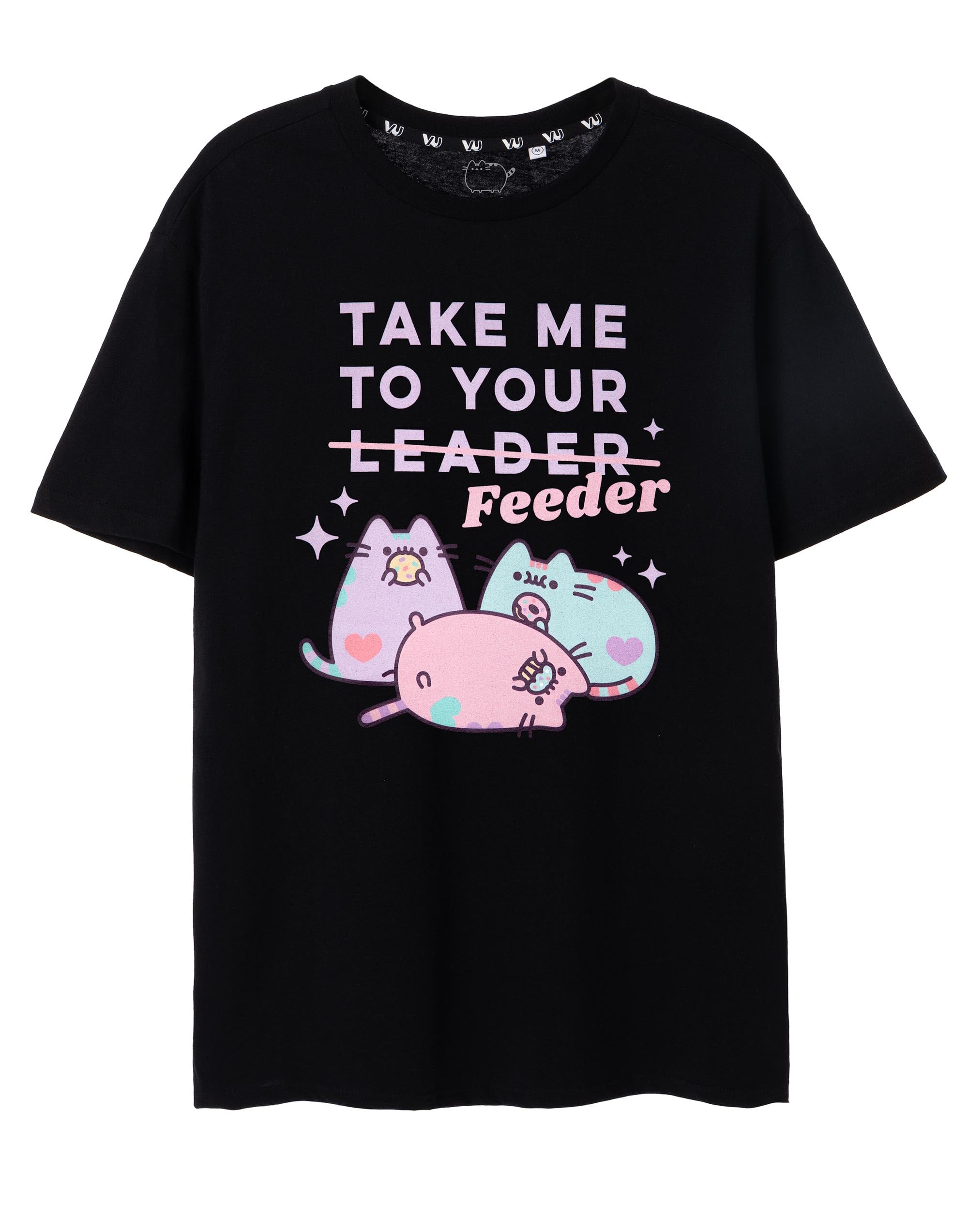 Pusheen - Women's T-Shirt - Black - Cotton - L