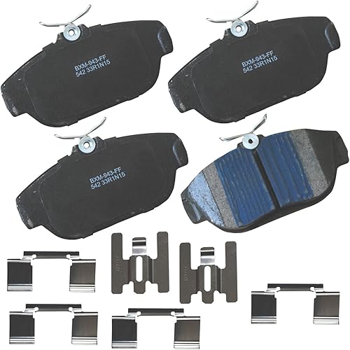 Vista 190 de Bendix Premium SBM8 - Pastillas de freno semimetálicas Premium para modelos seleccionados Buick Special, Camaro, Corvette, Phaeton, Olds F85, Vista