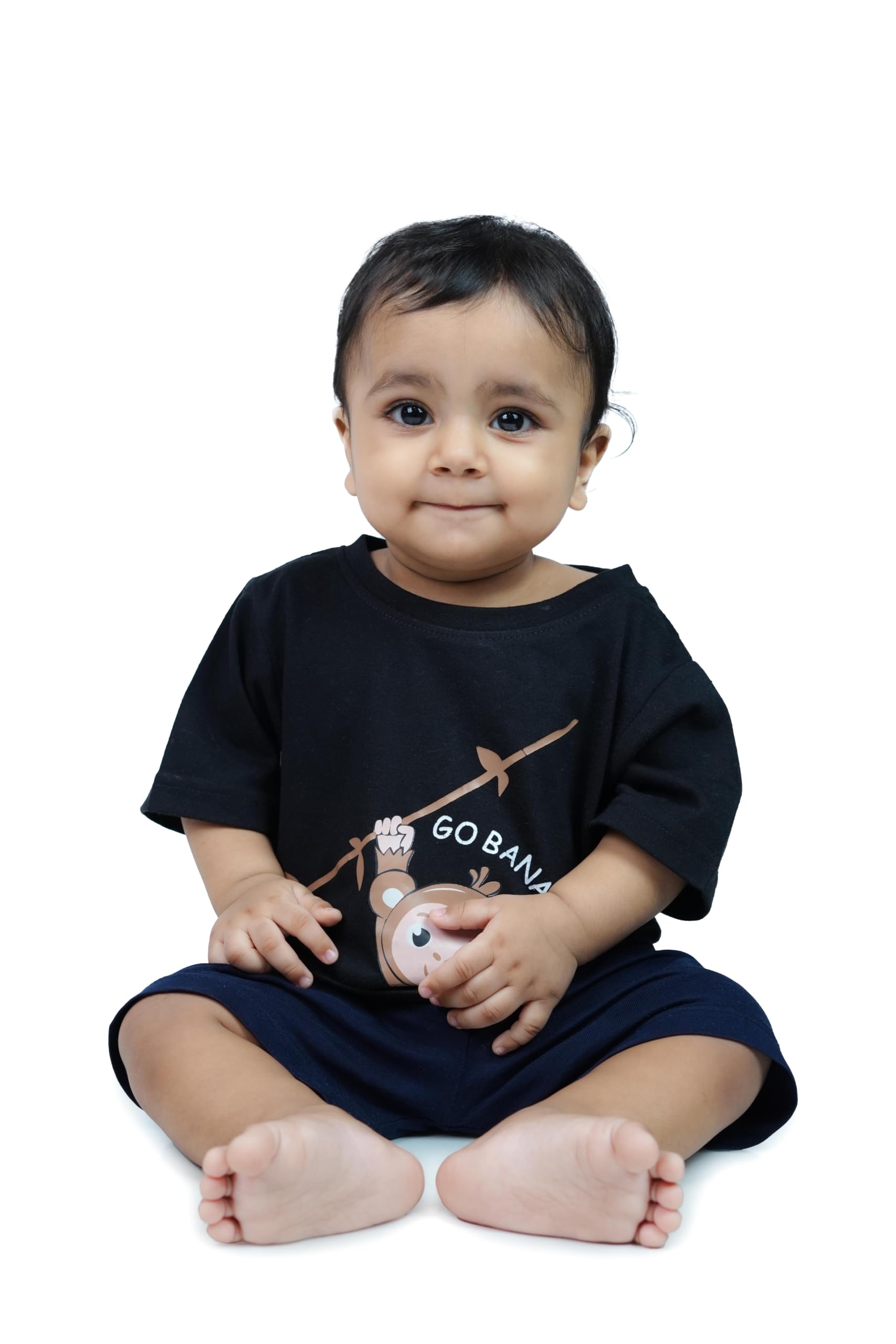 Baby Boys Solid Polo Neck T-Shirt Cotton (6months-12months)-image-35