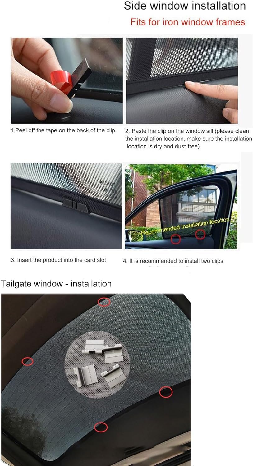 Parasol de Coche Parasol Coche Bebe para Superb Variant B9 2024+, Máxima Protección contra Rayos UVA para Niños y Mascotas Fácil instalación