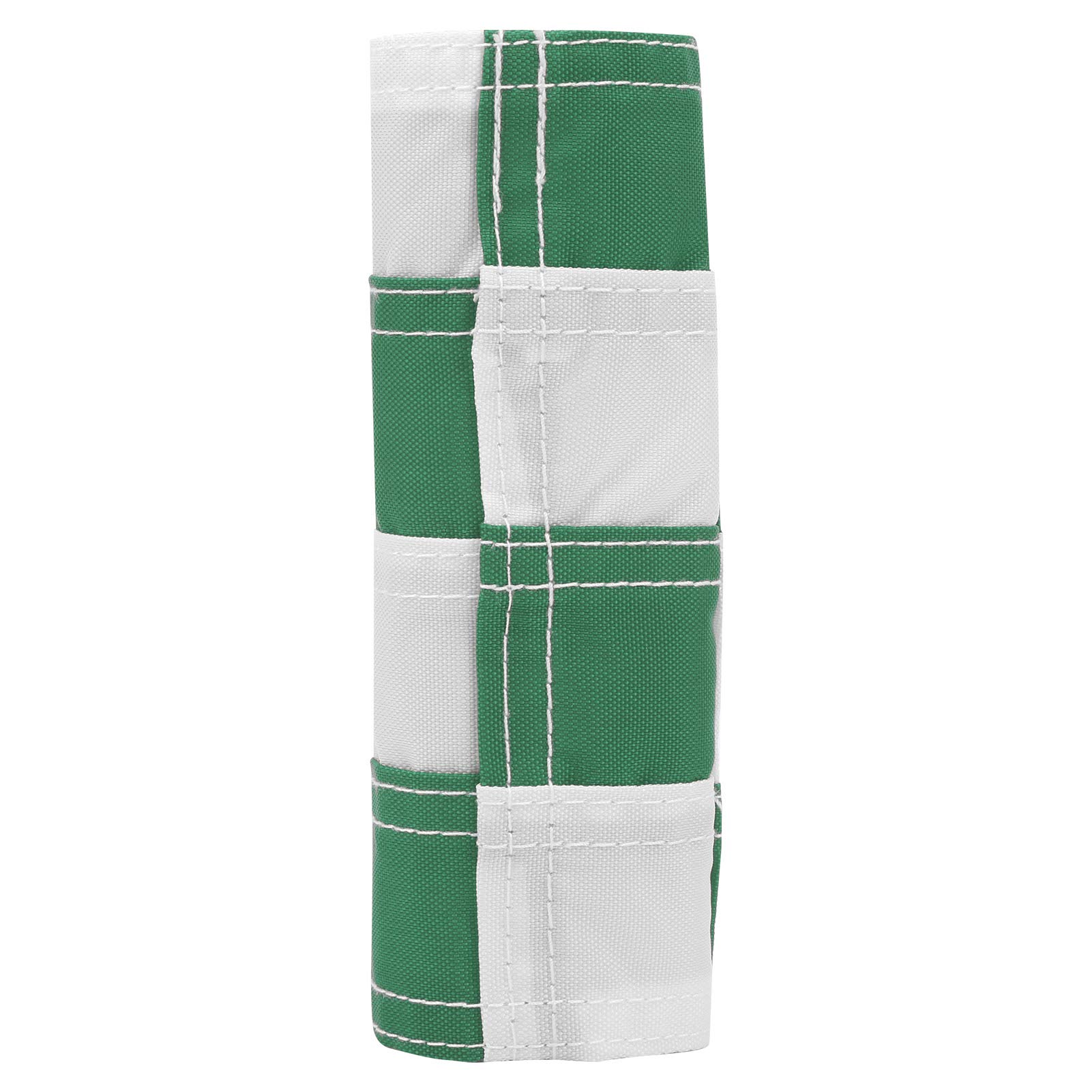 Lot de 4 drapeaux verts de golf à carreaux avec trous, pour entraînement de jardin