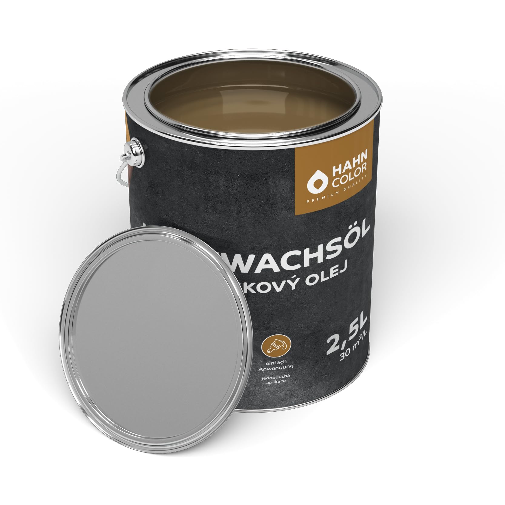 Aceite de cera dura – Aceite de madera para muebles, escaleras y suelos – Protección, repelente al agua, mate sedoso, aceite de cera, barniz para madera, interior y exterior – aceite de
