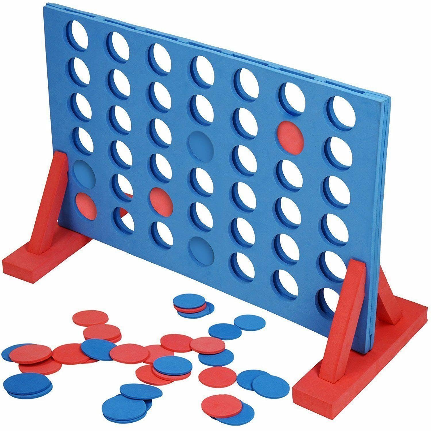Taylor & Brown | GIANT EVA Foam Game | 4 in A Row Connect Game | Indoor & Outdoor Family Game | Family Fun Party Games | Games Kids Travel Games | Travel Board Games | Kids & Adults Games