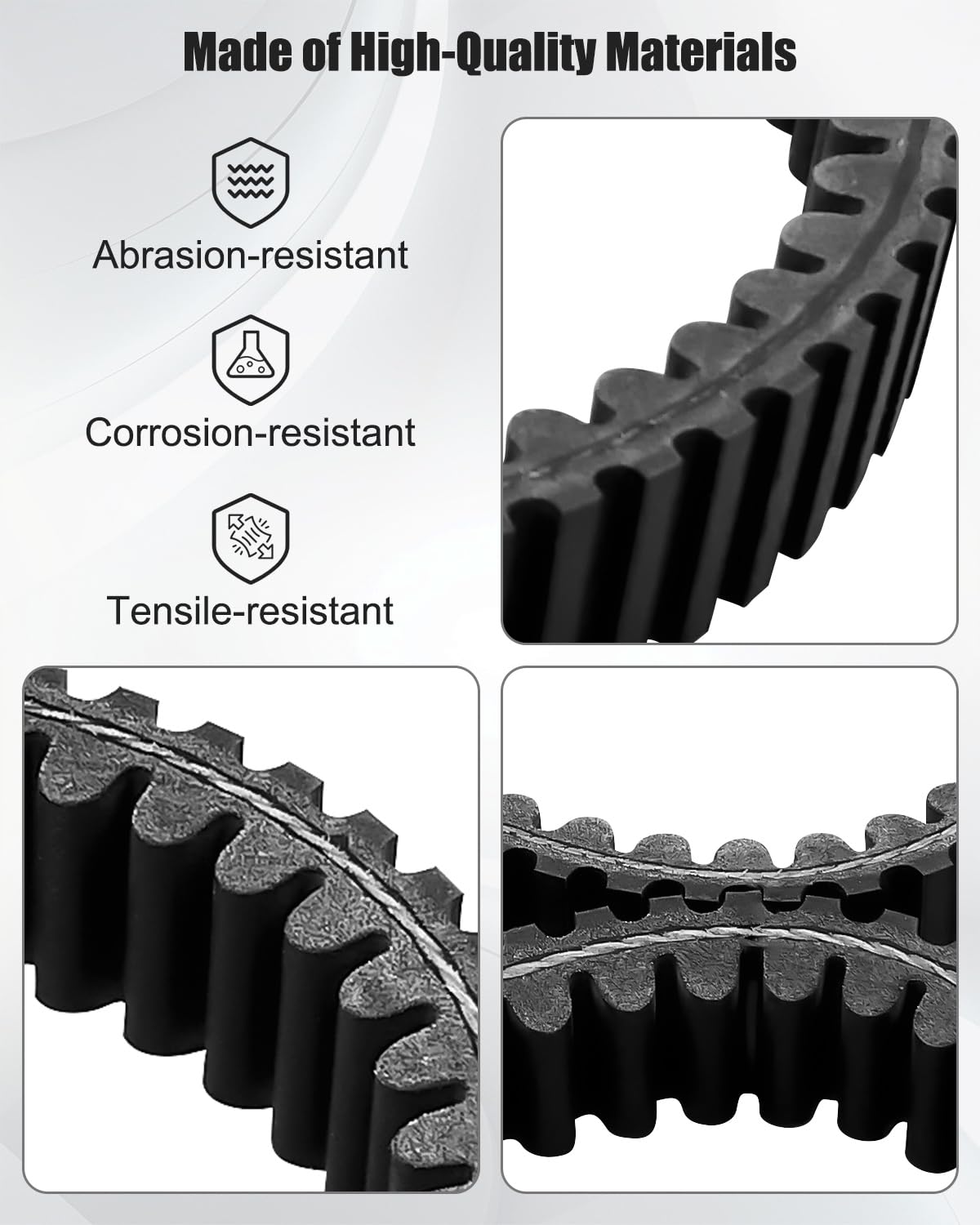 Drive Belt Compatible with Kawasaki Mule 3010 4010 3000 4000 4010 4x4 2001-2024 Replace 59011-1077 K5901-11077