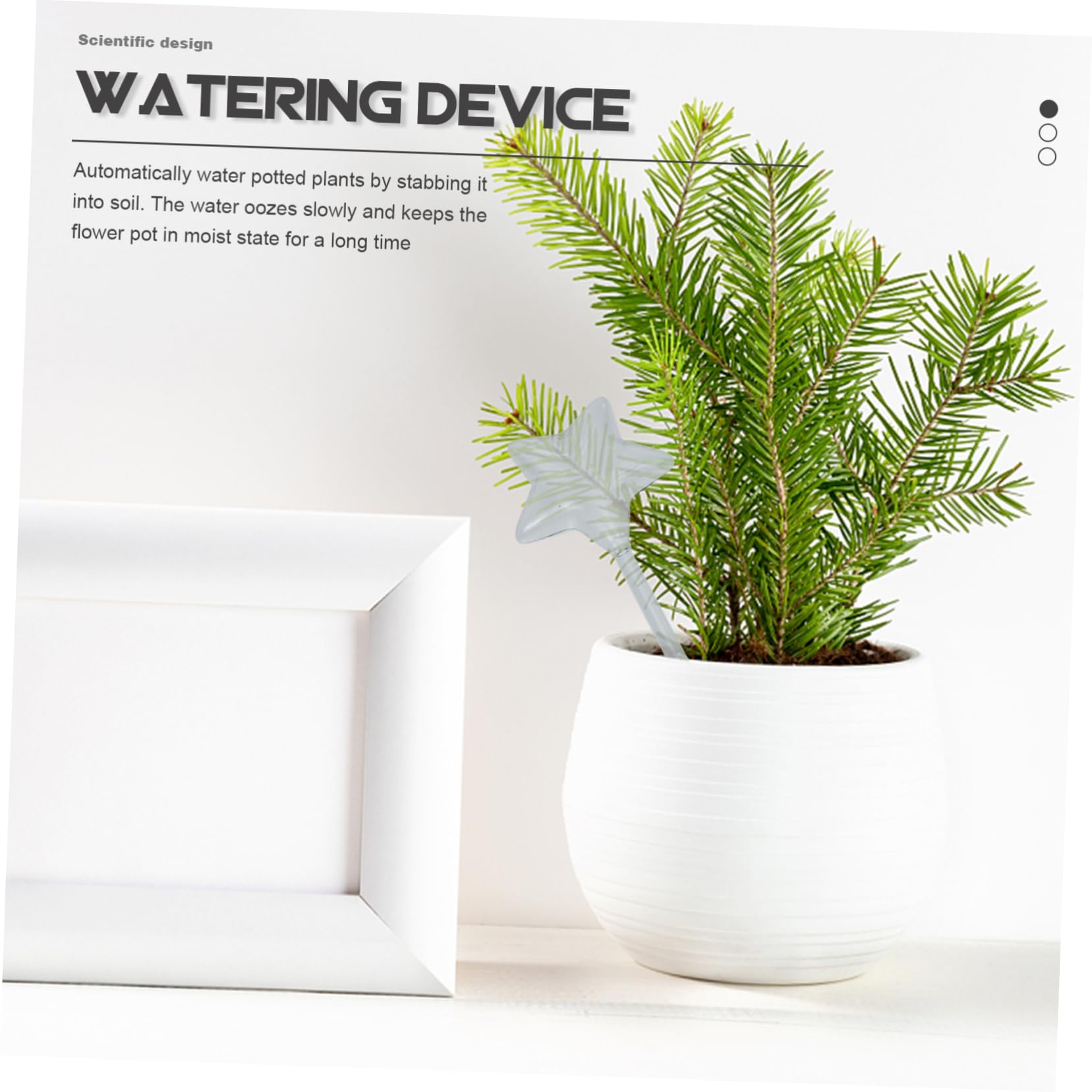 ibasenice Watering Device Plants Watering Ball Flower Water Drip Irrigation Devices Plant Watering Bulbs Star Shape Self-Watering Bulb Watering Globes Self Watering System Glass