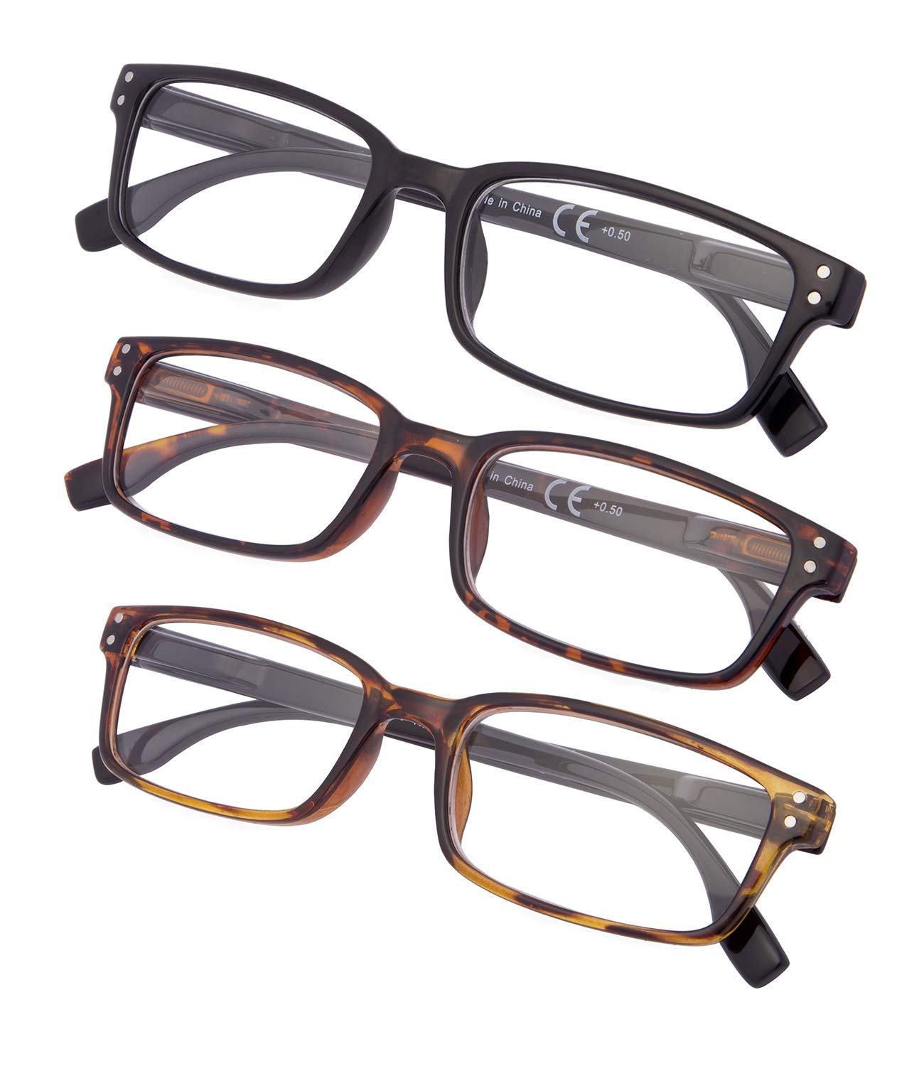 Gr8SightClassical Reading Glasses with Spring-Hinges
