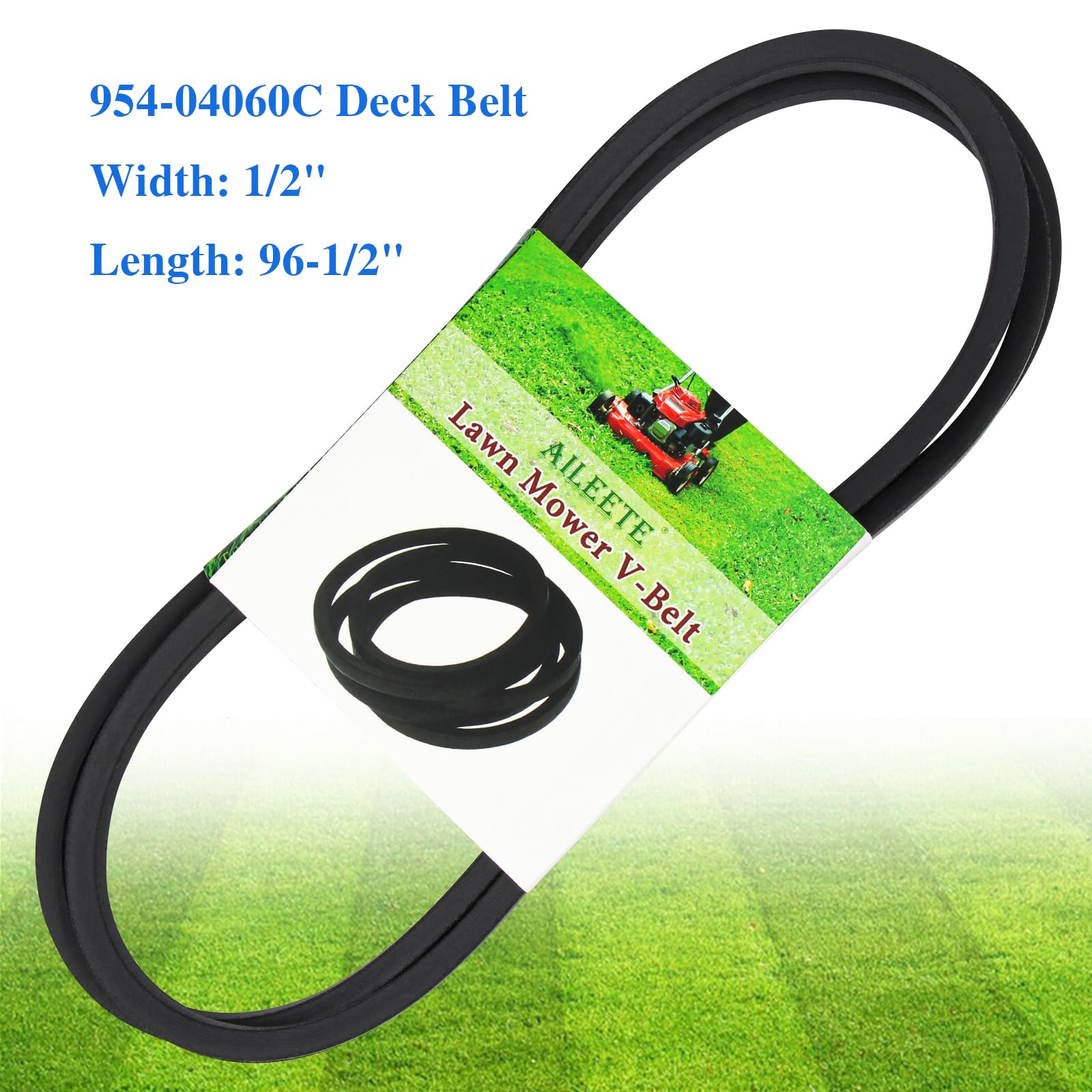 AILEETE 954-04060C Deck Belt 1/2