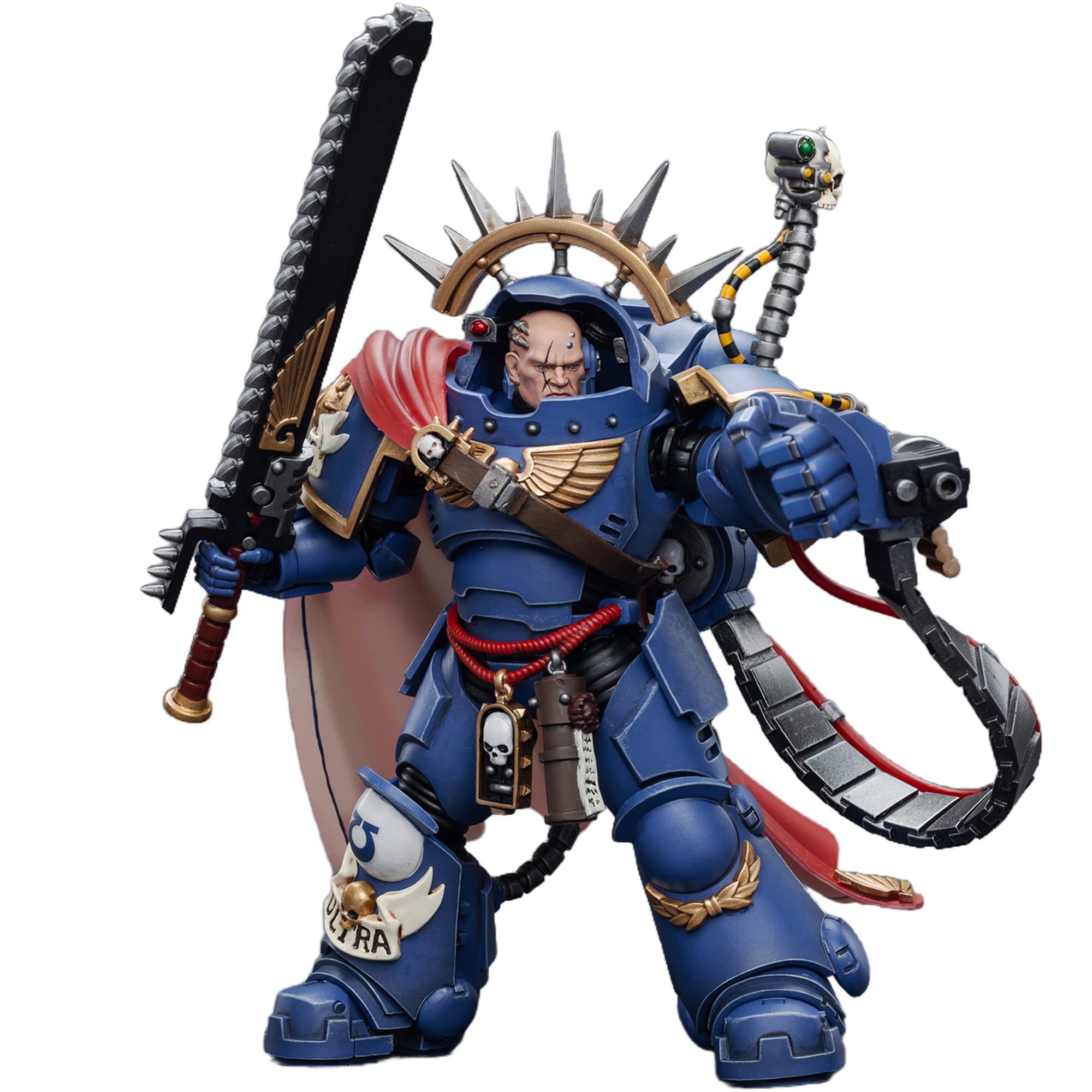 JOYTOY Warhammer 40.000 1/18 figura akcji Kapitan in Gravis Armour Zestaw do kolekcjonerskich figurek akcji 4.9"