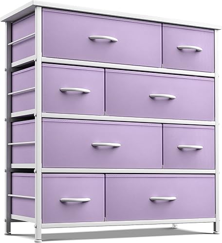 Miniatura 7 de Cómoda Sorbus con 8 cajones mesita de noche y mesa auxiliar para el hogar accesorios de dormitorio oficina dormitorio universitario estructura de