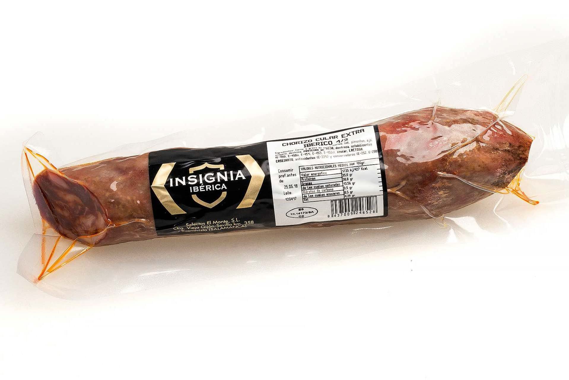 LOTE DE EMBUTIDOS IBÉRICOS/LOMO, CHORIZO Y SALCHICHÓN - (+ 3 kg.aprox.). Procedentes de Guijuelo, INSIGNIA IBÉRICA