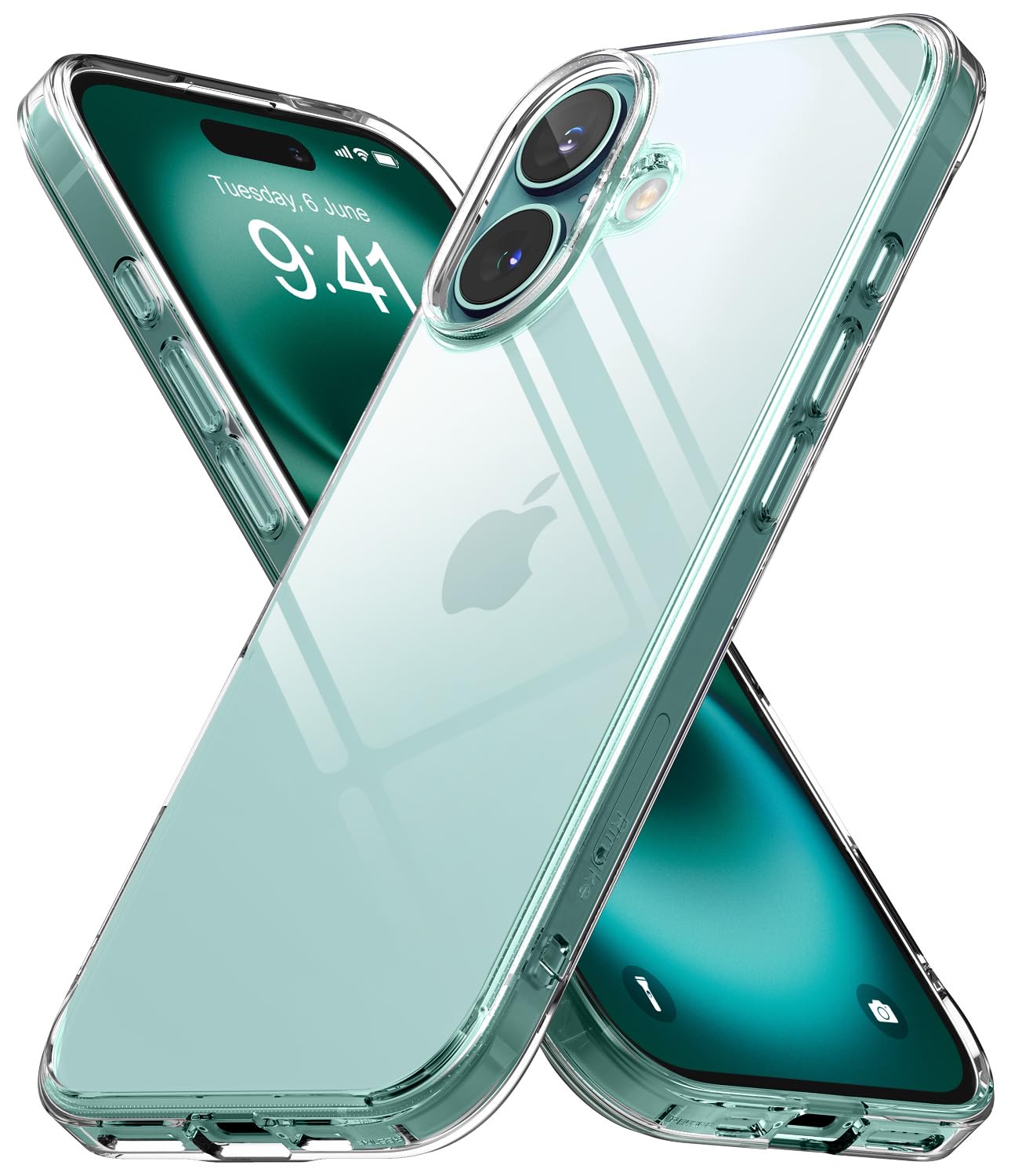 Ringke Fusion Compatible with iPhone 16 Case Cover Transparent Hard Back Soft Flexible TPU Bumper Scratch Resistant Natural Form iPhone 16 Back Cover - Clear (B0DF8SPS39) Amazon Price History, Amazon Price Tracker