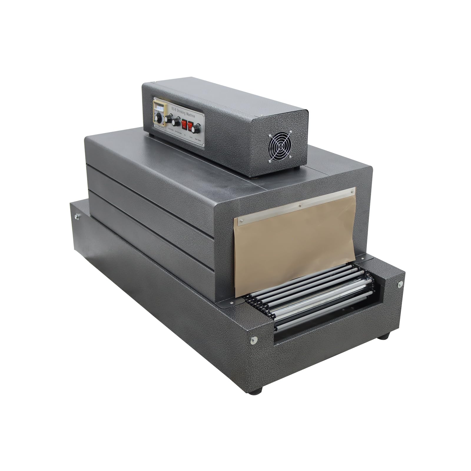 INTSUPERMAI Shrink Tunnel Packaging Machine Thermal Shrink Wrap Machine Heat Tunnel Packaging Machine Tunnel Packaging Equipment Chained Type 220V