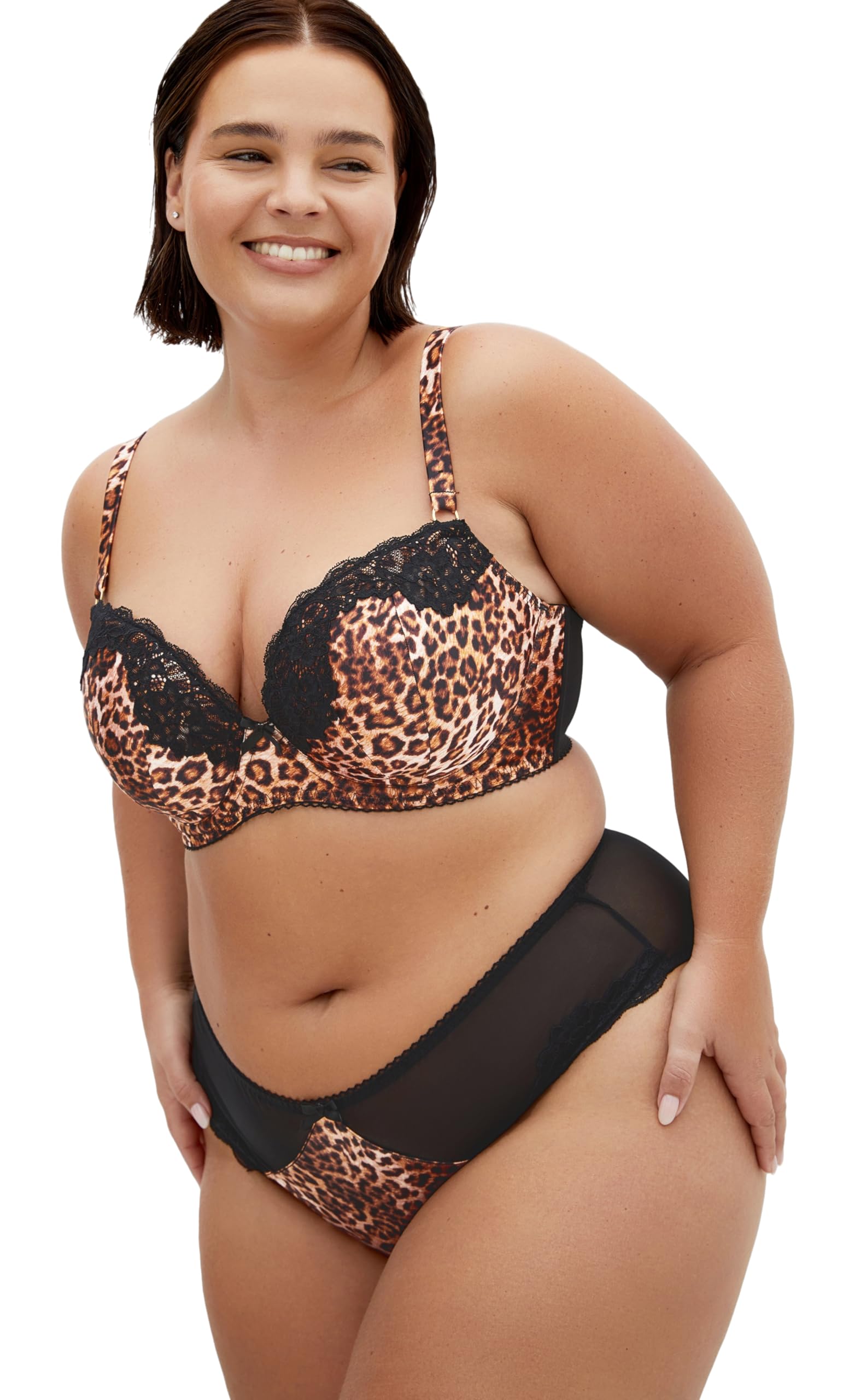 City Chic Women's Animal Print Plus Size Romy Shorty Pa In 18-20 Plus