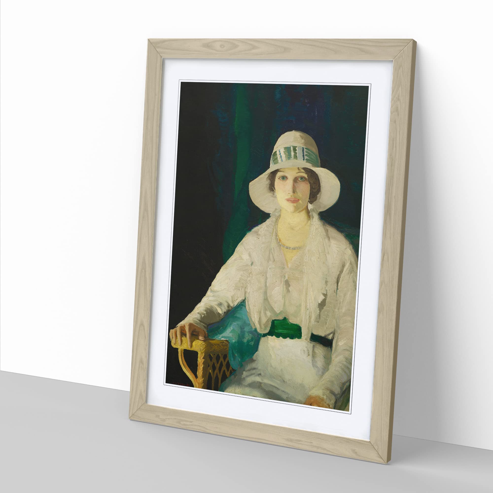 Mrs. Randall Davey By George Bellows Classic Painting Framed Wall Art Print - Image 3