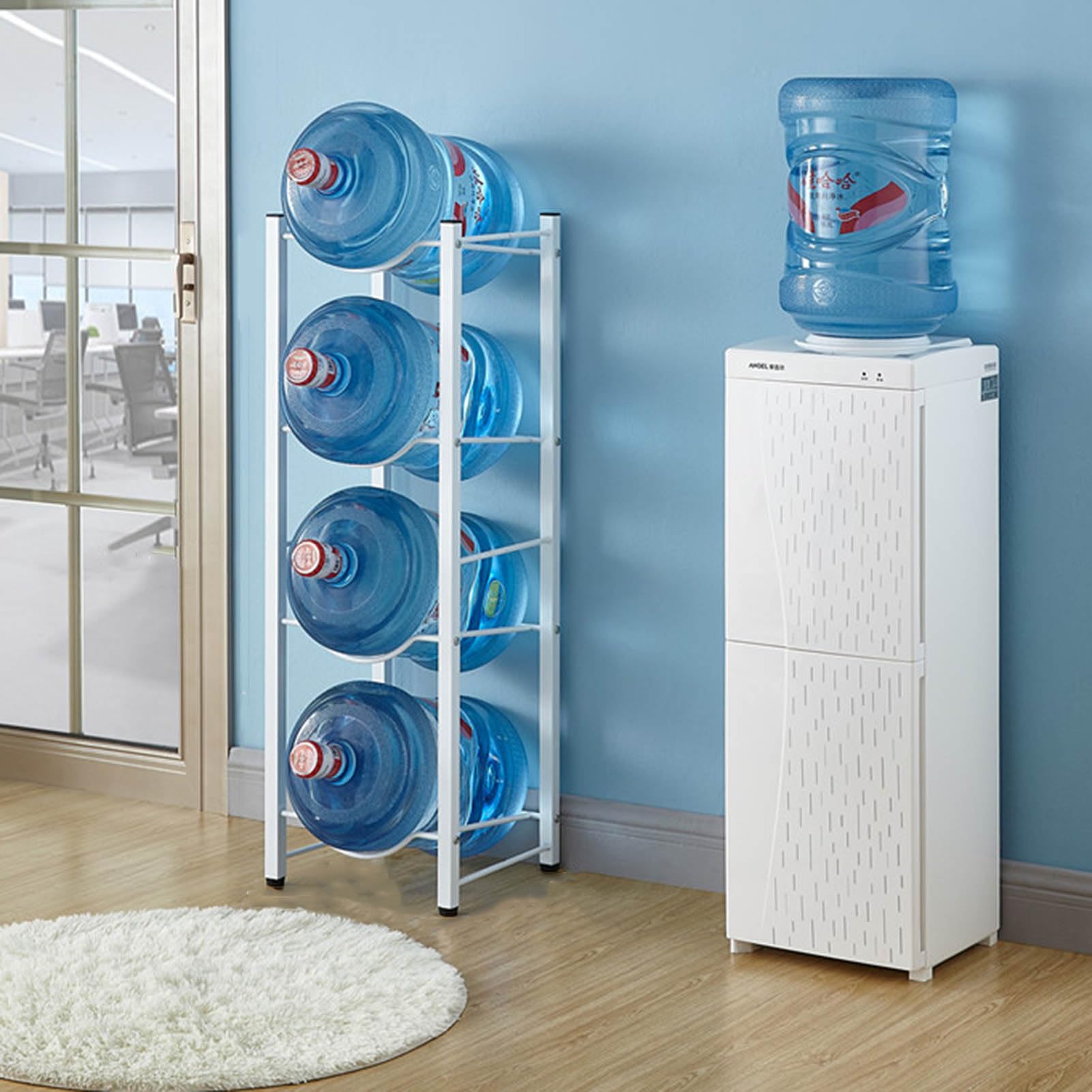 Support bouteille d'eau 5 gallons idéal pour organiser la cuisine et le bureau proprement
