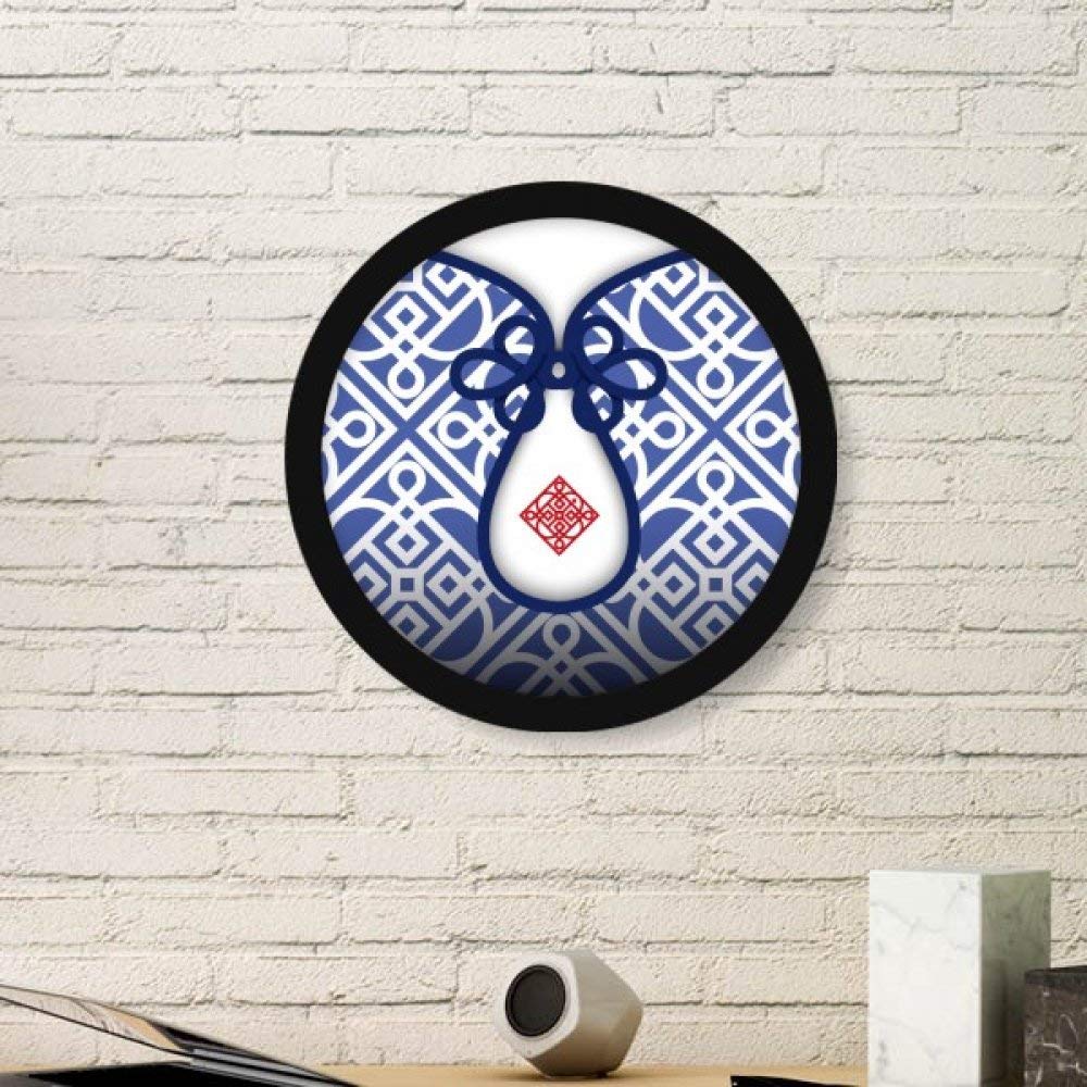 Stickers muraux culture chinoise fleur bleue décor maison DIYthinker
