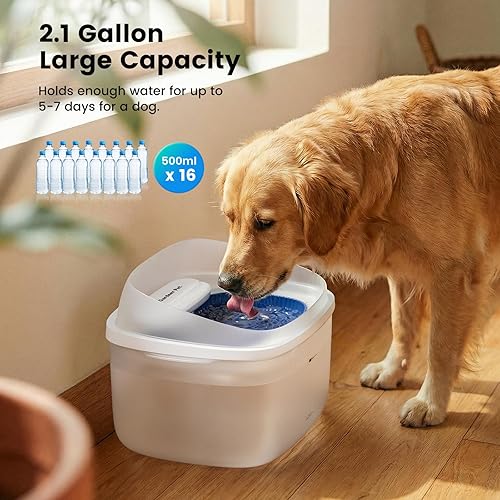 Miniatura 2 de Fuente de Agua para Perros Gardner Pet para Perros Grandes, Dispensador Automático de Tazón de Agua para Perros de Gran Capacidad de 8L/2.1Gal con