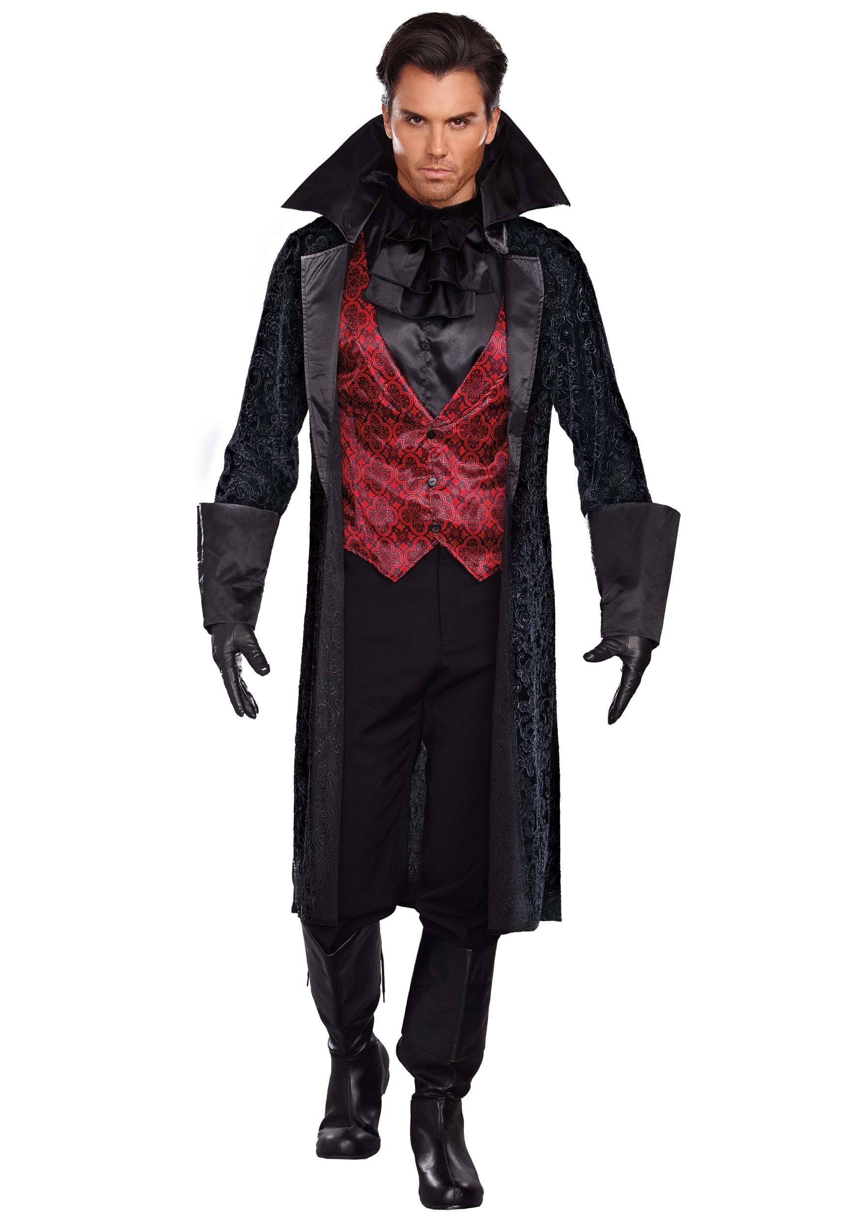 Dreamgirl Men's Bloody Handsome Costume, Black/Red, Large