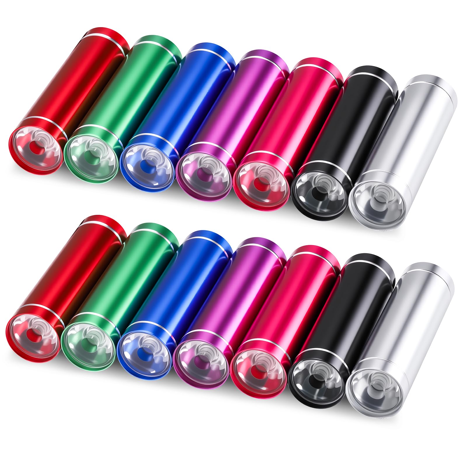 Kssvzz 14 Stück Mini Taschenlampe Set, Kleine Taschenlampe für Kinder mit Schlüsselband – Ideal als Mitbringsel Party Geschenke Kindergeburtstag für Notfall, Outdoor, Camping