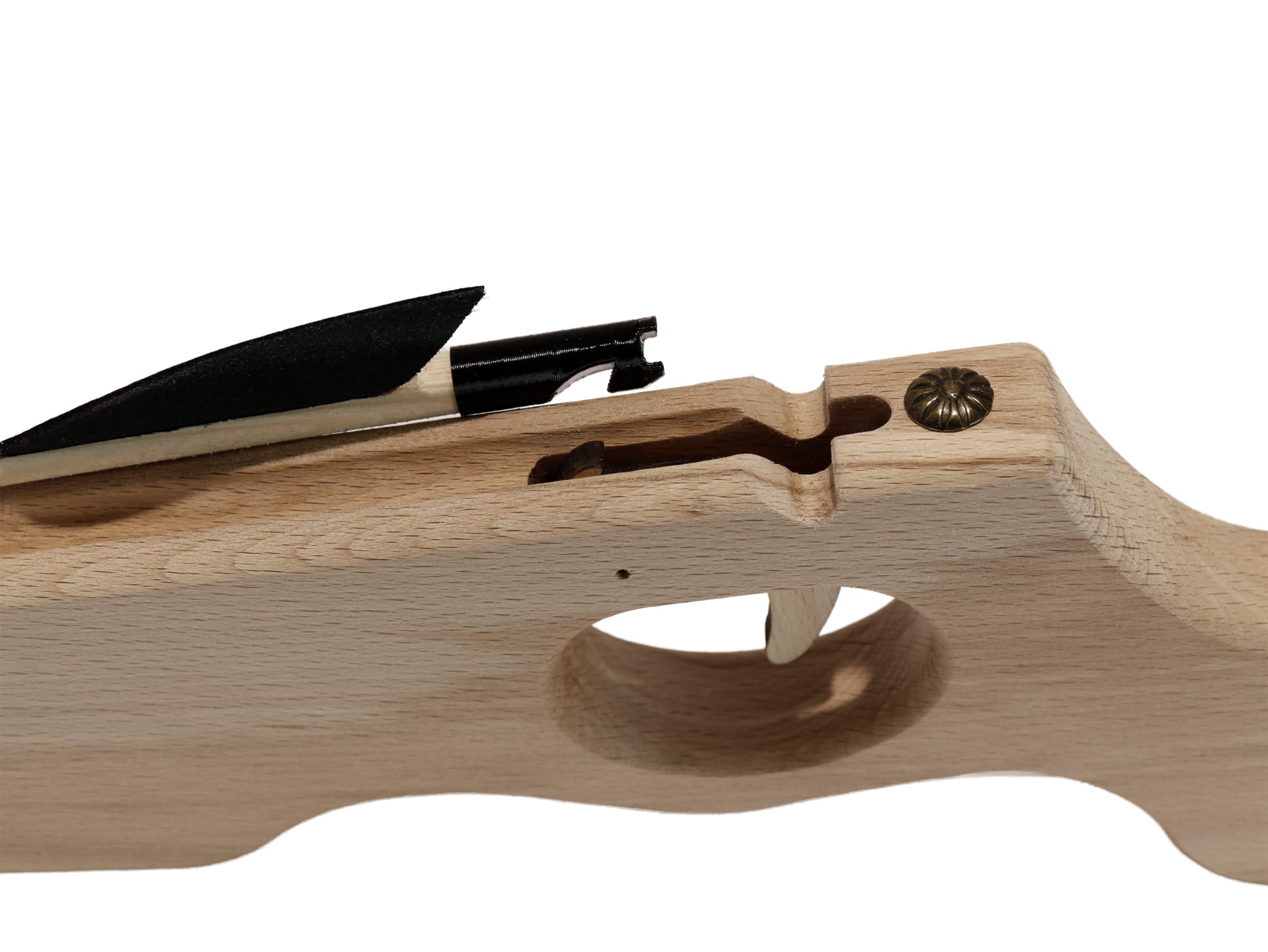 BestSaller Pfeil Set 6 Stück 50cm - Natur/Schwarz Mit Pfropfen Für Bögen Bis 120cm