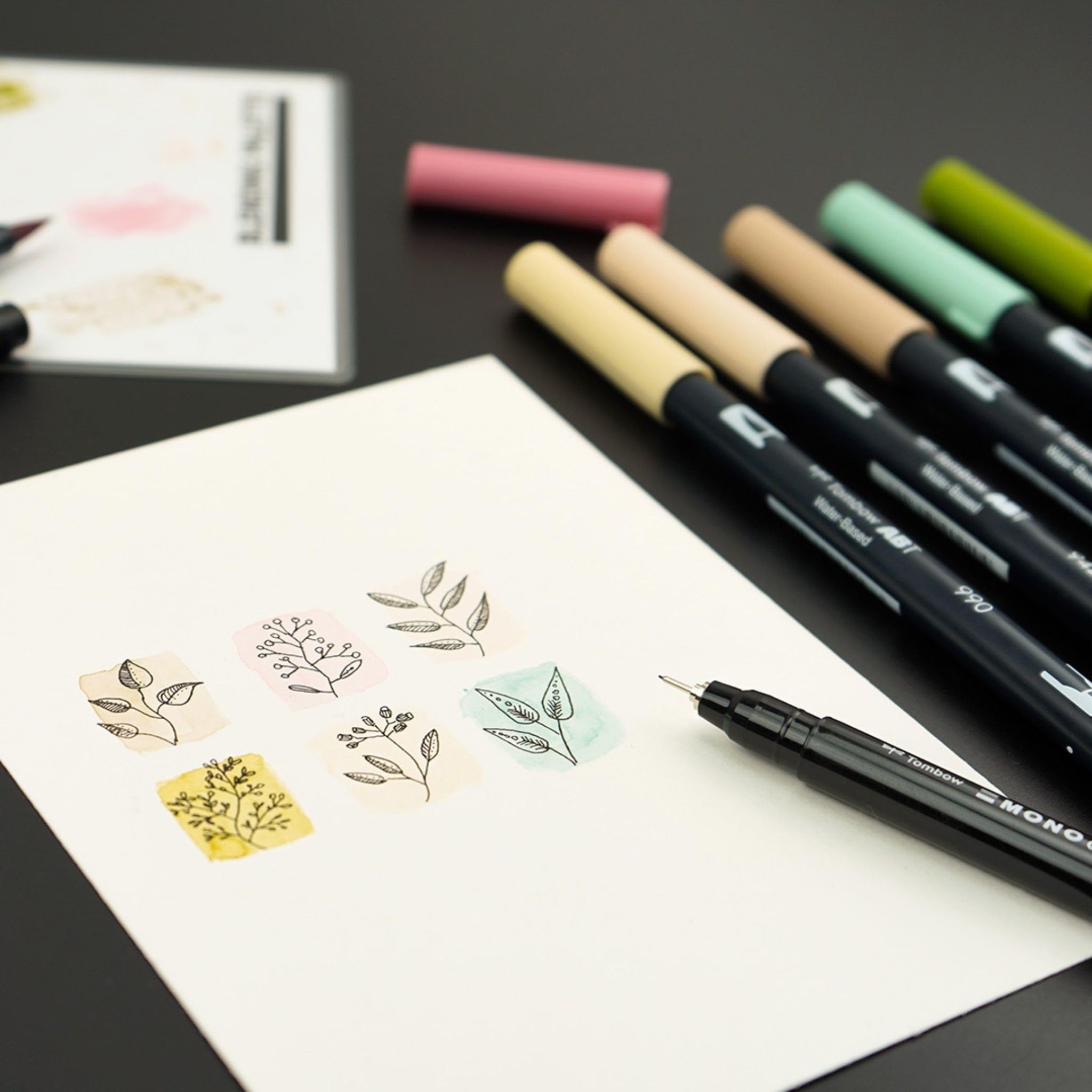 Tombow MONO Fineliner penna disegno tratto 0,3 mm nero resistente all'acqua