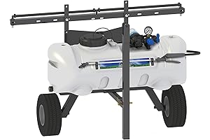 TOW BEHIND LAWN SPRAYER: SNO-11-015A-MM」, 15 Gallon Trailer Broadcast Lawn Sprayer
