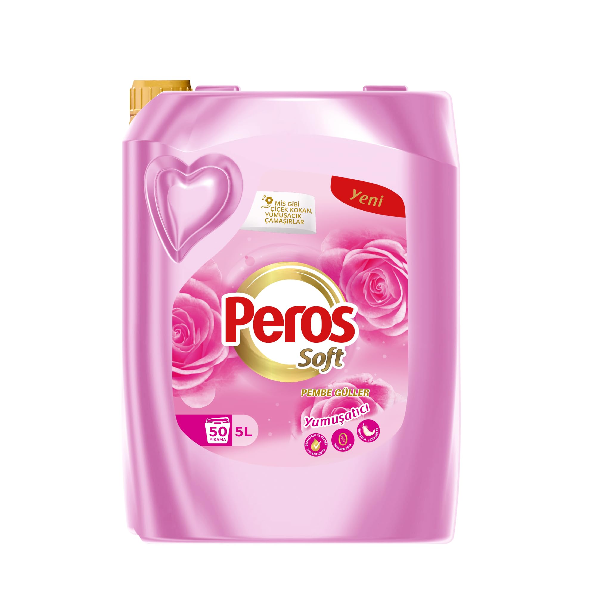 Peros Soft Yumuşatacı Pembe Güller 5000 ml