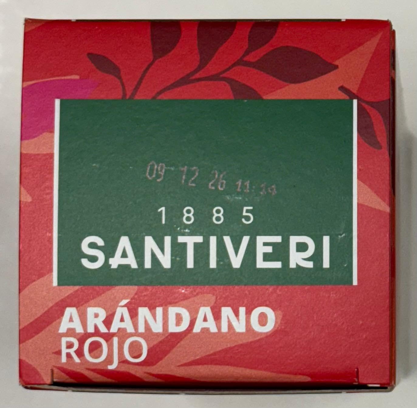 Mirtillo rosso concentrato Santiveri, 490 ml