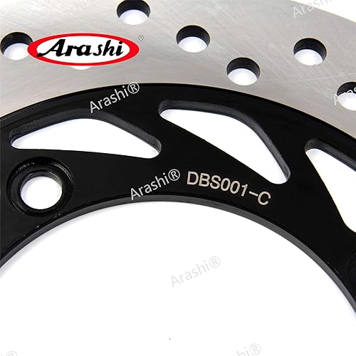 Miniatura 3 de Arashi Rotor de disco de freno trasero + tornillos de montaje para Honda Silverwing 600 01-07  XL600V 91-99  XL650V Transalp 00-07  XL700V TRANSALP
