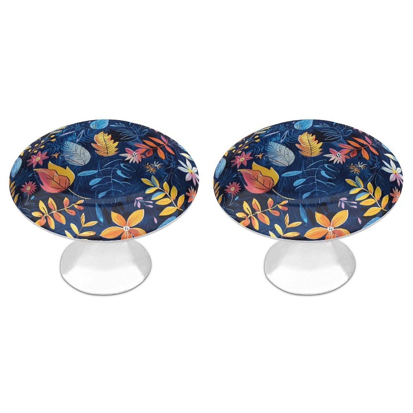 NTVOWPZO Cabinet Handles Round Drawer Pulls Bright Summer Colors Dresser Knobs for Cabinets and Drawers Handle for Bathroom Cupboard Drawers Cabinet Pulls for Kitchen Door