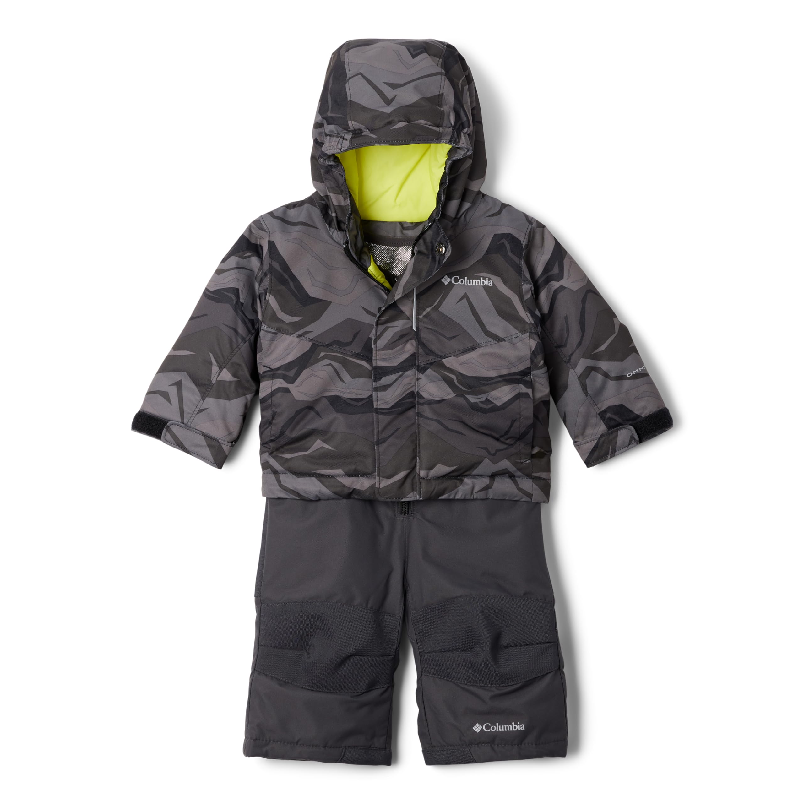 Columbia Unisex Baby Buga Set Snowsuit Romper, Black Tectonic, 6/12