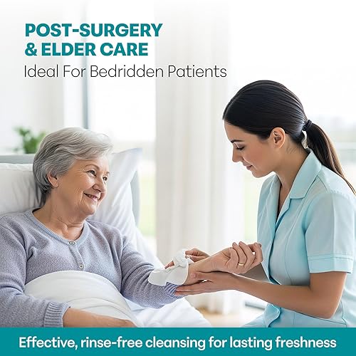 Miniatura 4 de Dr. Fischer Toallitas de baño sin enjuague - Protección contra olores las 24 horas (32 toallitas grandes) para mujeres y hombres.