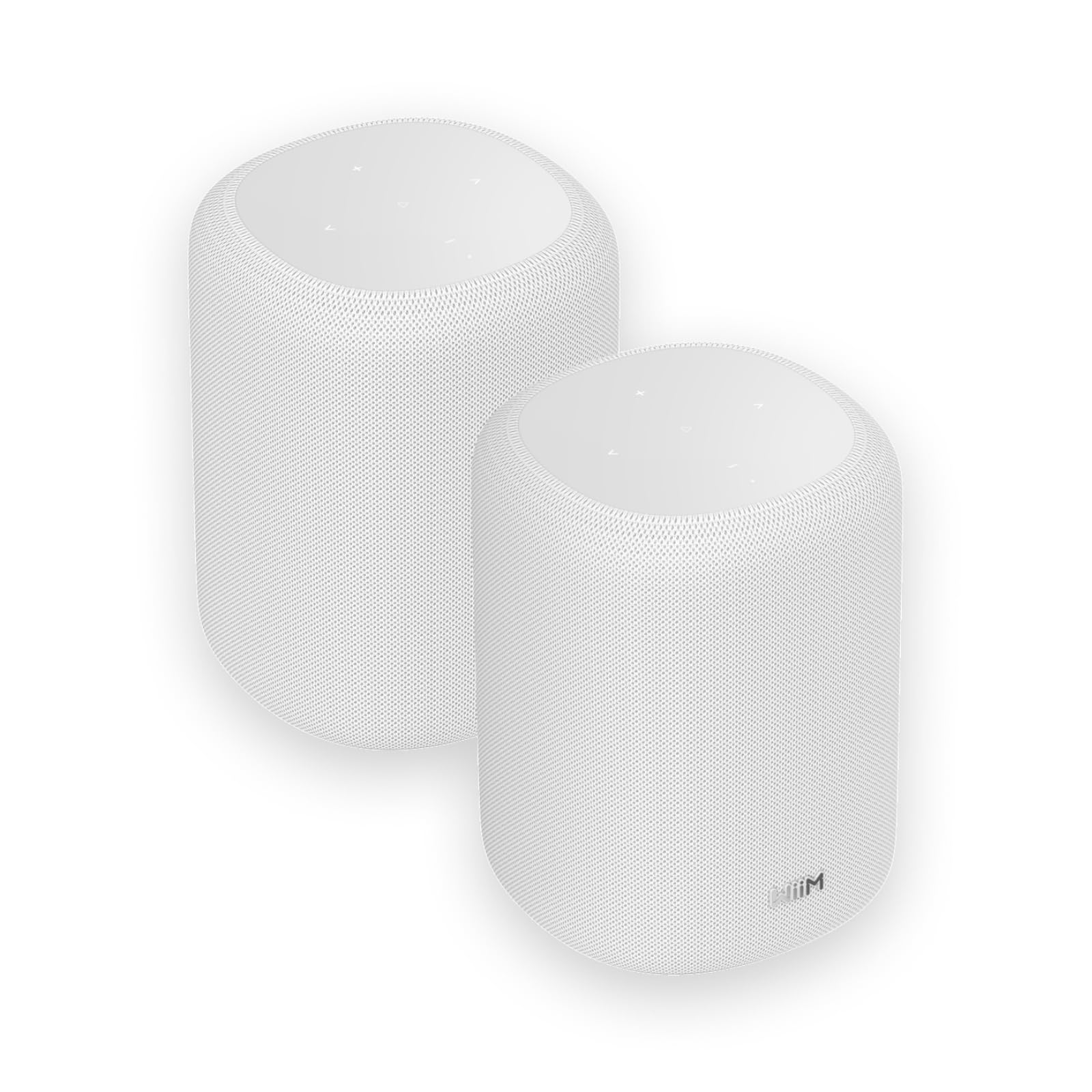 WiiM Sound Lite Smart Speaker, Multi-Room Wireless Speaker, White (2 Pack)
