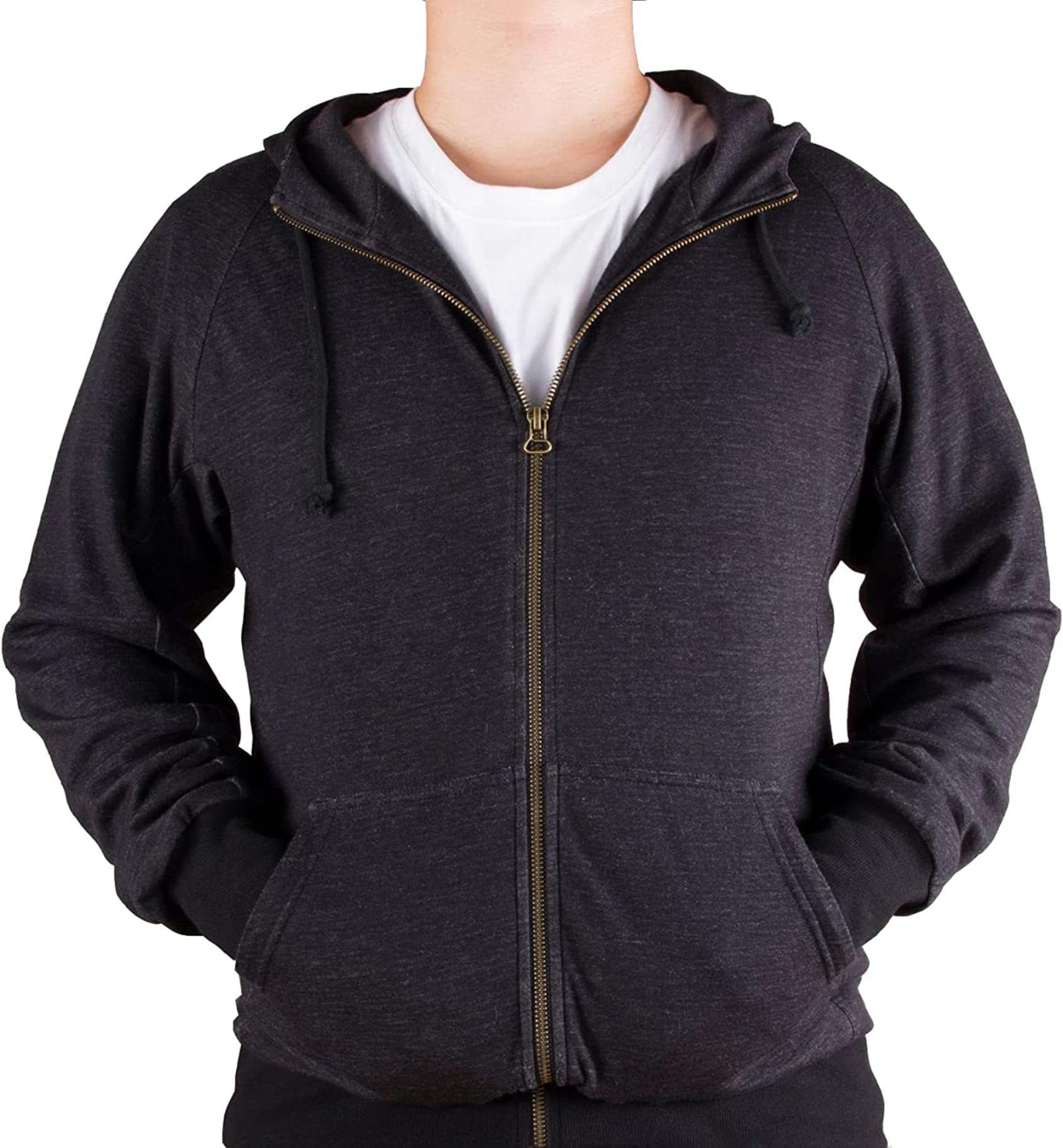 Vêtement anti-radiations CNPRAZ sweat à capuche sport bloquant les ondes micro-ondes homme