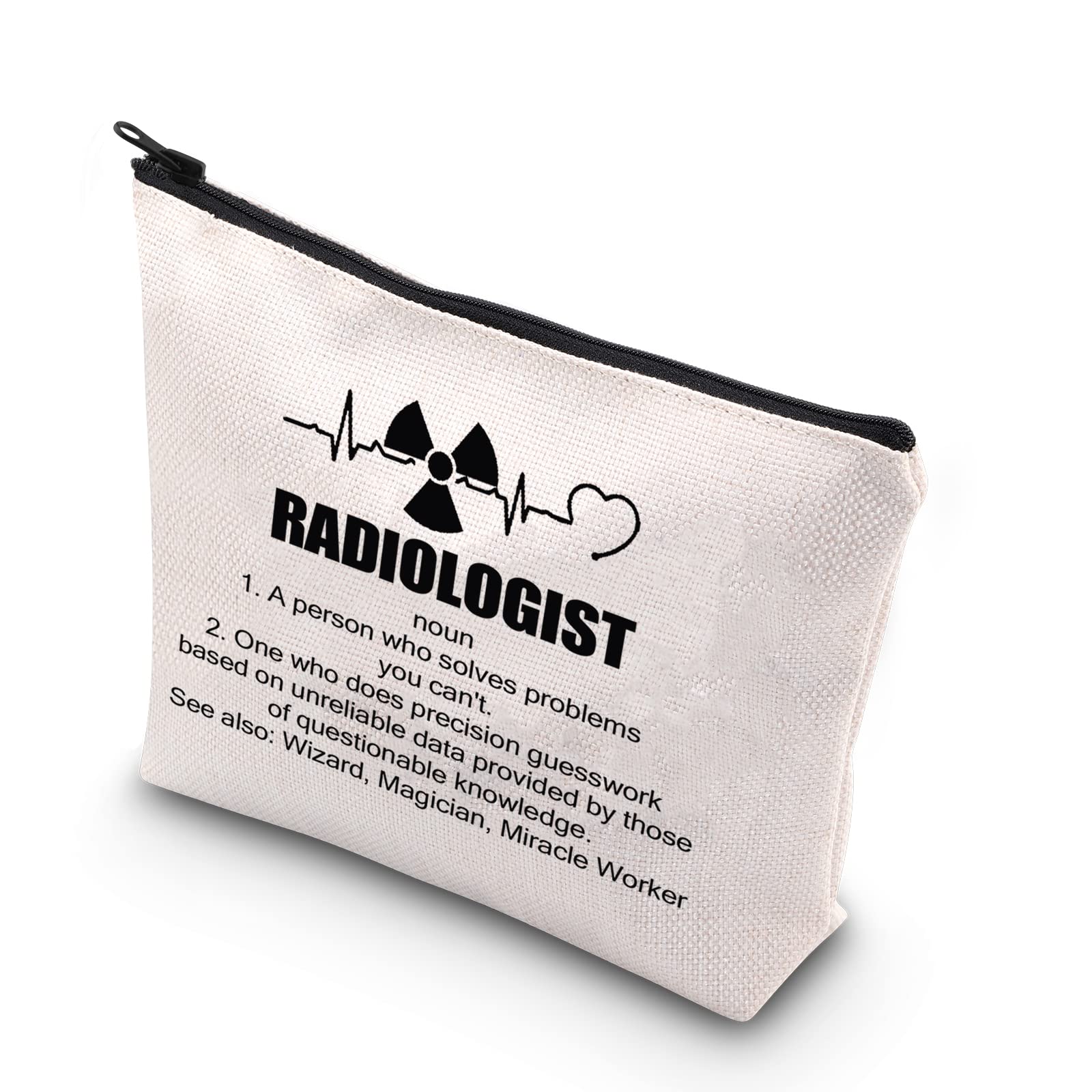 BDPWSSRadiologist Definition Gift Radiology Makeup Bag Radiologist Technician Gift Radiology Graduation Gift X-Ray Tech Gift (Radiologist defin)