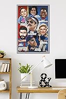 Vista 31 de Trends International Ted Lasso - Character Grid Wall Poster, 22.4L x 14.7W, Black Framed Version