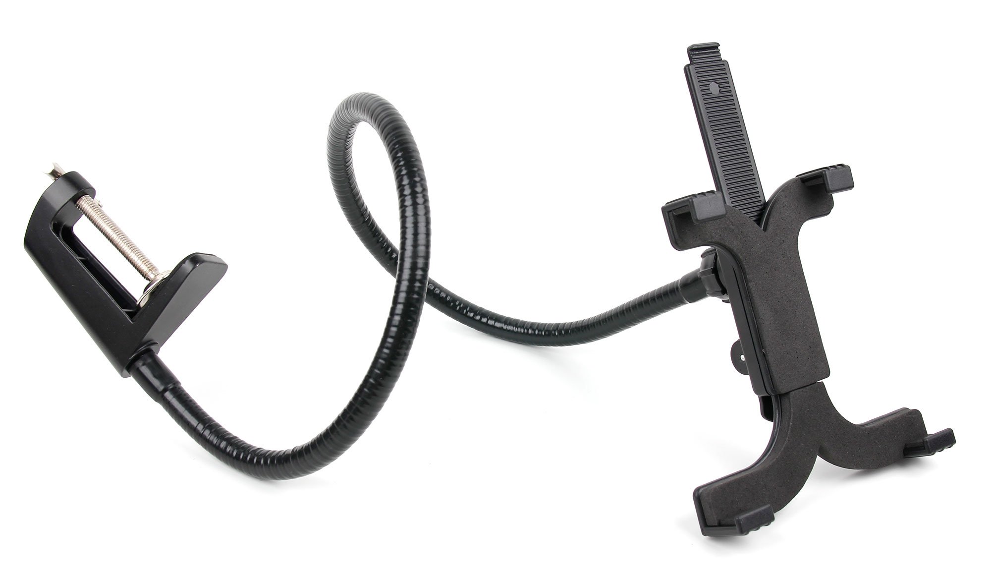 DURAGADGET Bendy Armed Desk Mount Universal Tablet Stand in Black - Compatible with Apple iPad Pro 10.5 | Apple iPad Pro 11 | Apple iPad Pro 12.9 (1st/2nd/3rd Generation) Tablets