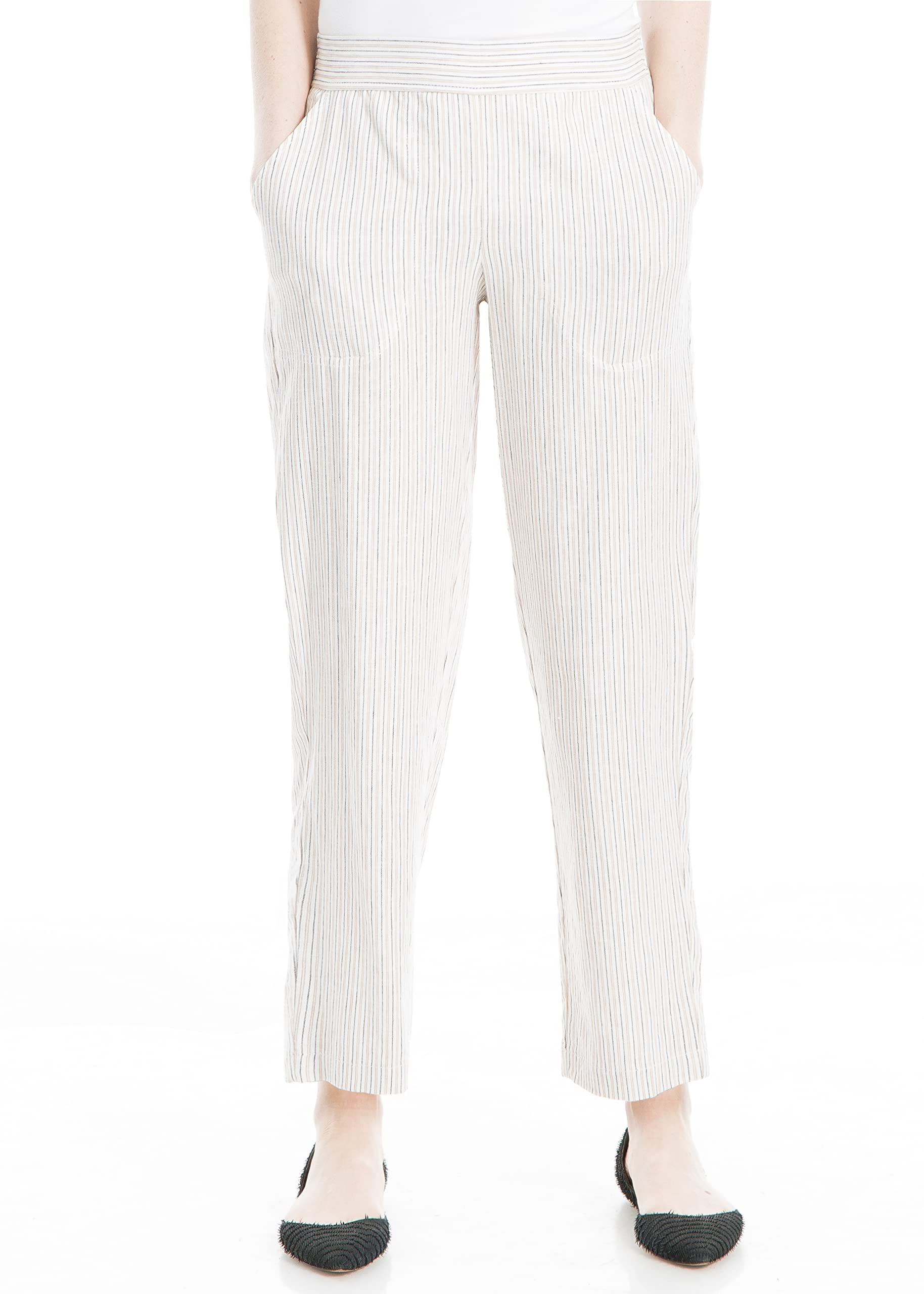 Max Studio Womens Yarn Dye Stripe Pants