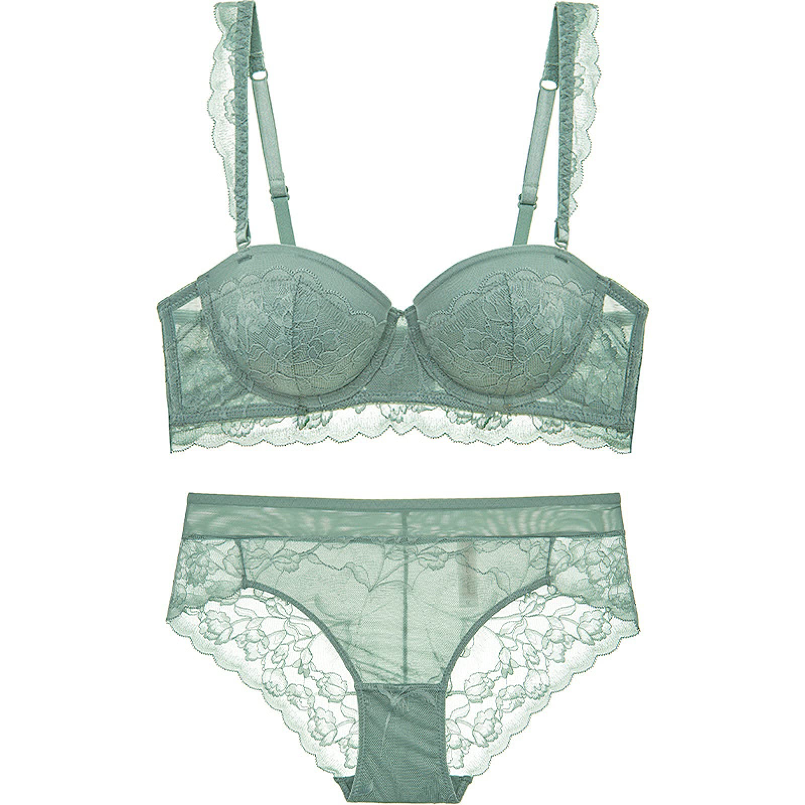 Cwang Bra Set Comfortable Bra Knickers Lingerie Sets Underwear for Women