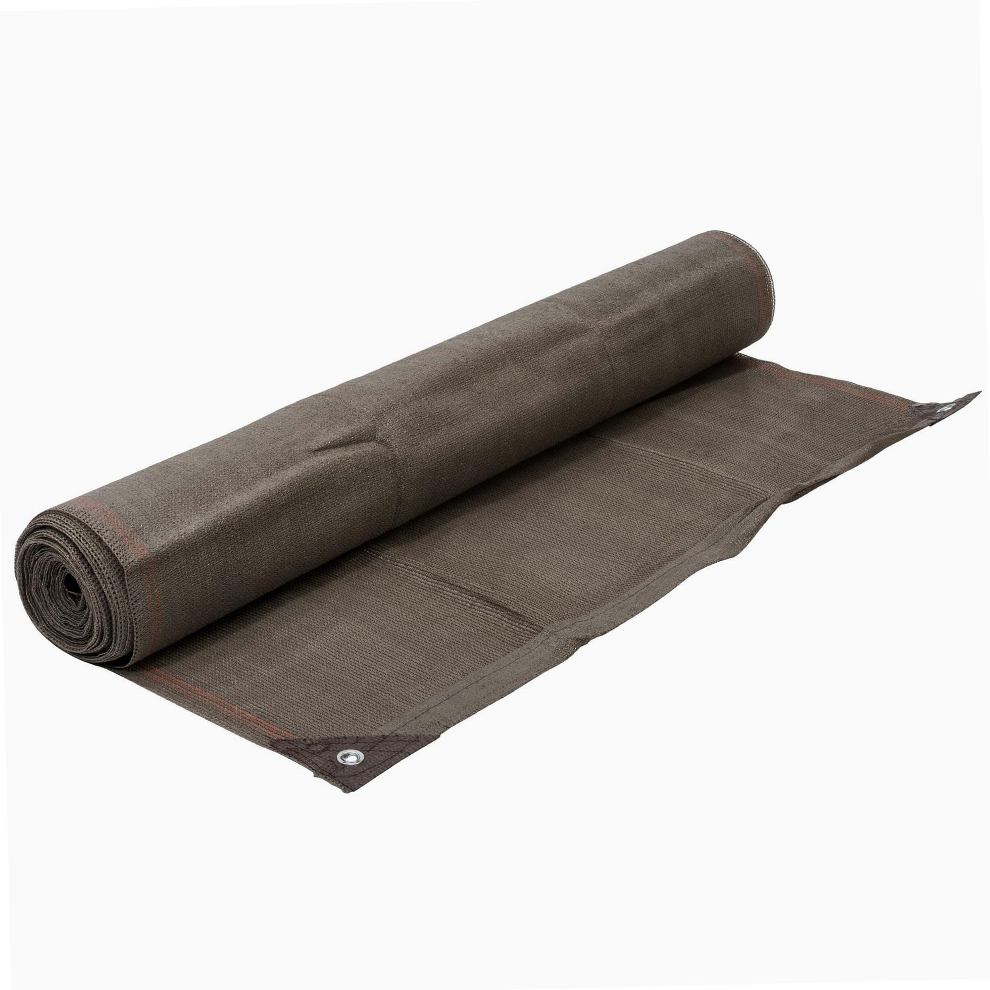 Brise vue jardin - Brise vue occultant - Rouleau Brise vue - WerkaPro 10834 - Brise Vue Renforcé Taupe - Tissage renforcé de 300 gr/m2 - Rouleau de 1,5 m x 10 m - En polyéthylène