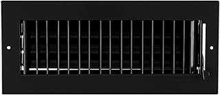 Sponsored Ad - 10" X 4" Adjustable AIR Supply Diffuser - HVAC Vent Cover Sidewall or Ceiling - Grille Register - High Airf...
