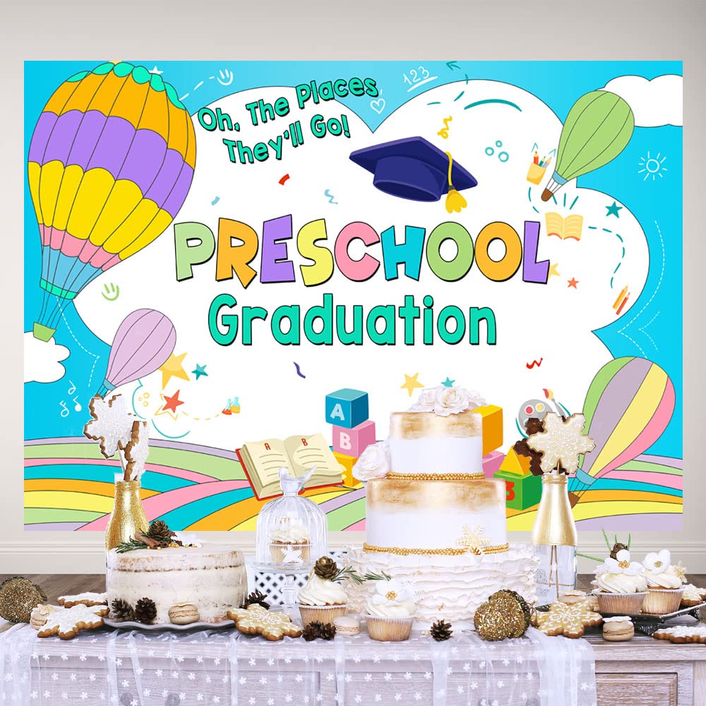 Abschluss-Banner 'Class Of 2025' – Glitzernd, Blau/schwarz, 300x50 Cm, Mit Ösen, Für Drinnen & Draußen, Perfekt Als Fotohintergrund
