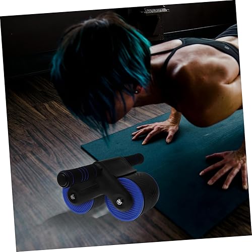 Miniatura 7 de UPKOCH Rueda de abdominales con alfombrilla de entrenamiento para abdominales, entrenamiento de abdominales, almohadillas para adultos, ejercicio