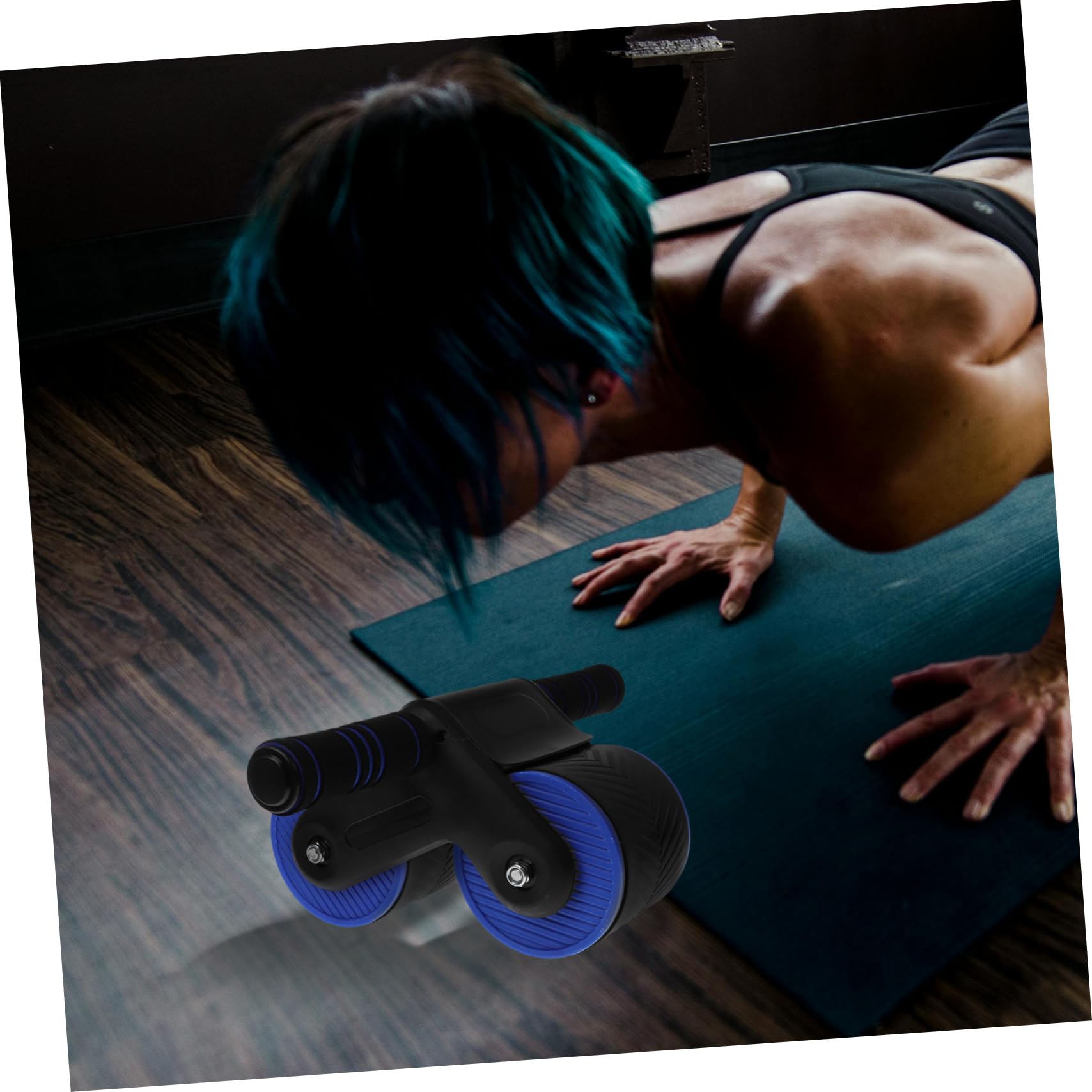 Bauchrolle Bauchtrainingsgerät Ab Trainer Rolle Ab Trainingsgeräte Ab-rollenrad Mit Metallgriff Heimtrainer Für Den Bauchbereich Bauchübungsrad Automatisch Werkzeug Fitness Plastik