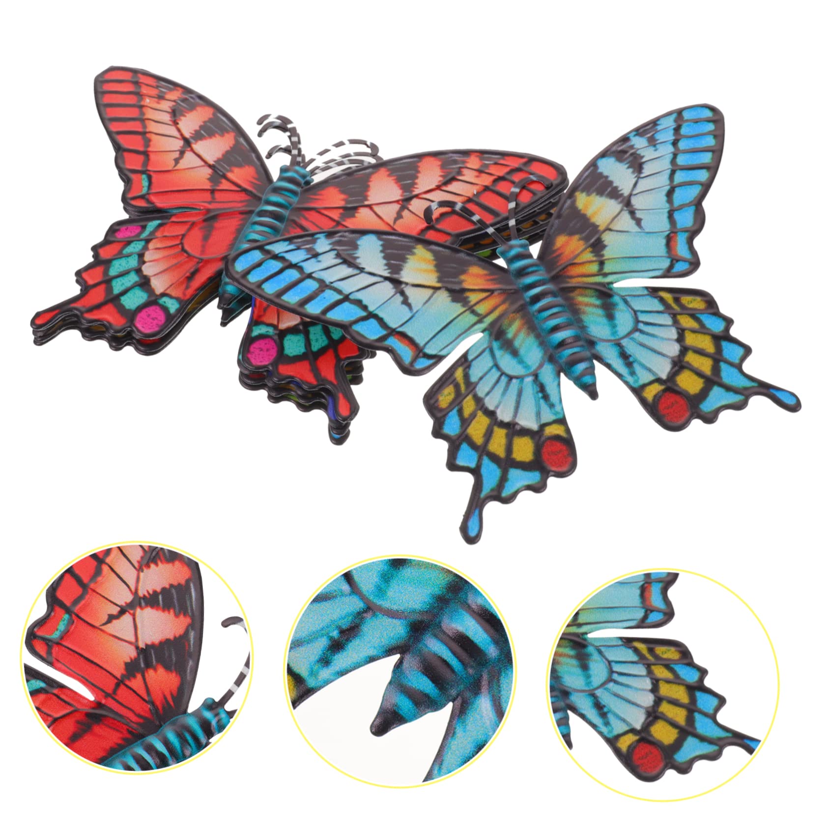 Lot De 6 Embellissements Papillons - Multicolore - Neuf