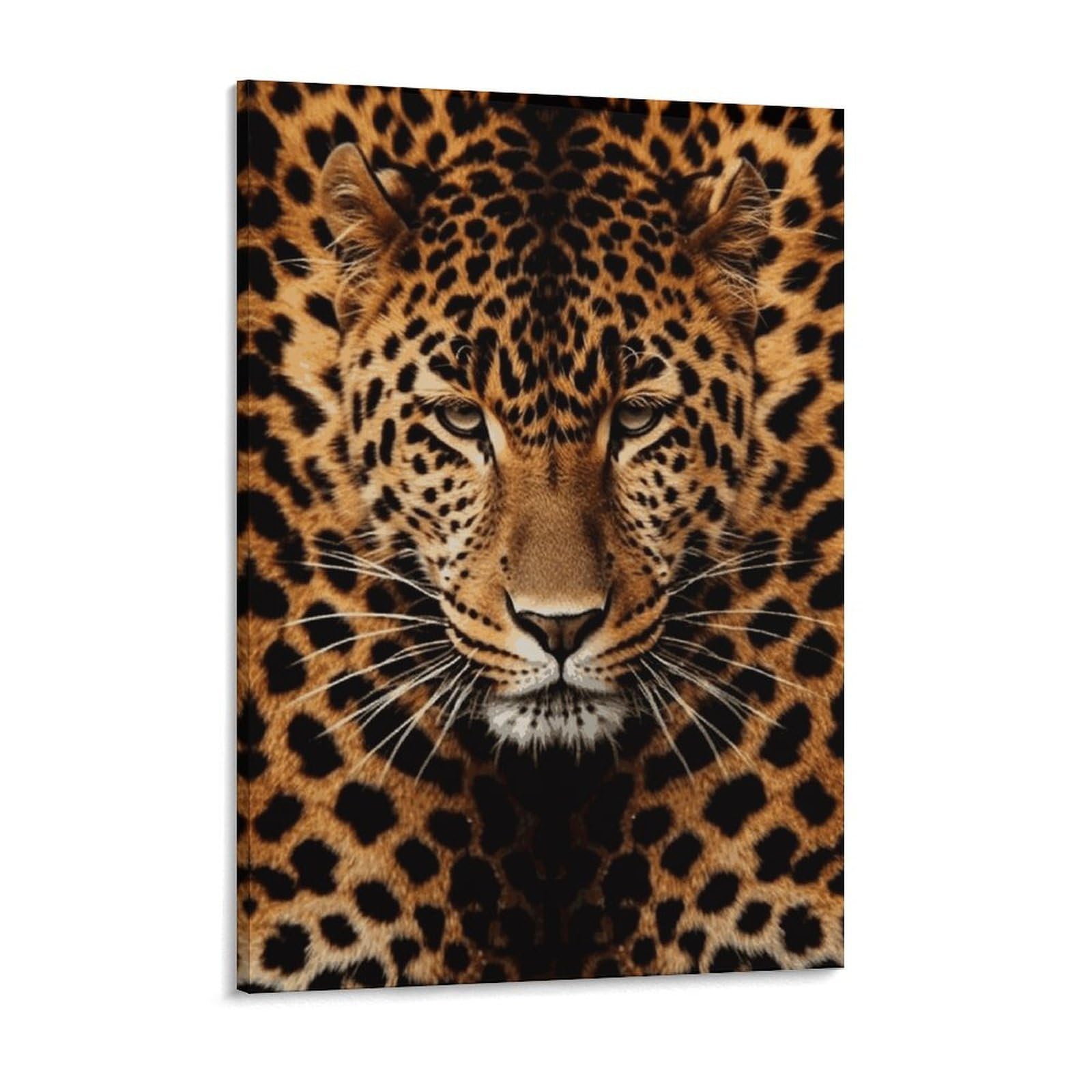 Depict A Leopard Canvas Wall Art for Bedroom 18x24inch Canvas Prints Artwork for Walls Modern Picture Artwork Painting for Living Room Aesthetic Wall Paintings for Bathroom Kitchen Office Dec