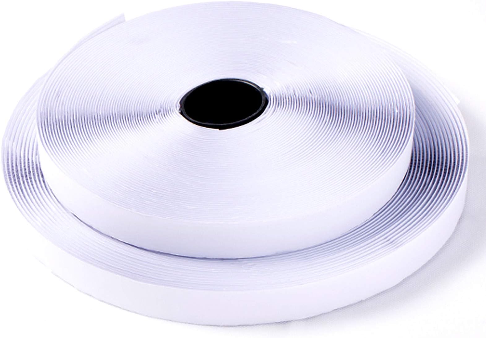 41 Feet Self Adhesive Hook and Loop Tape Roll Sticky Back Strip Adhesive Backed Fabric Fastener Mounting Tape-1inch Wide