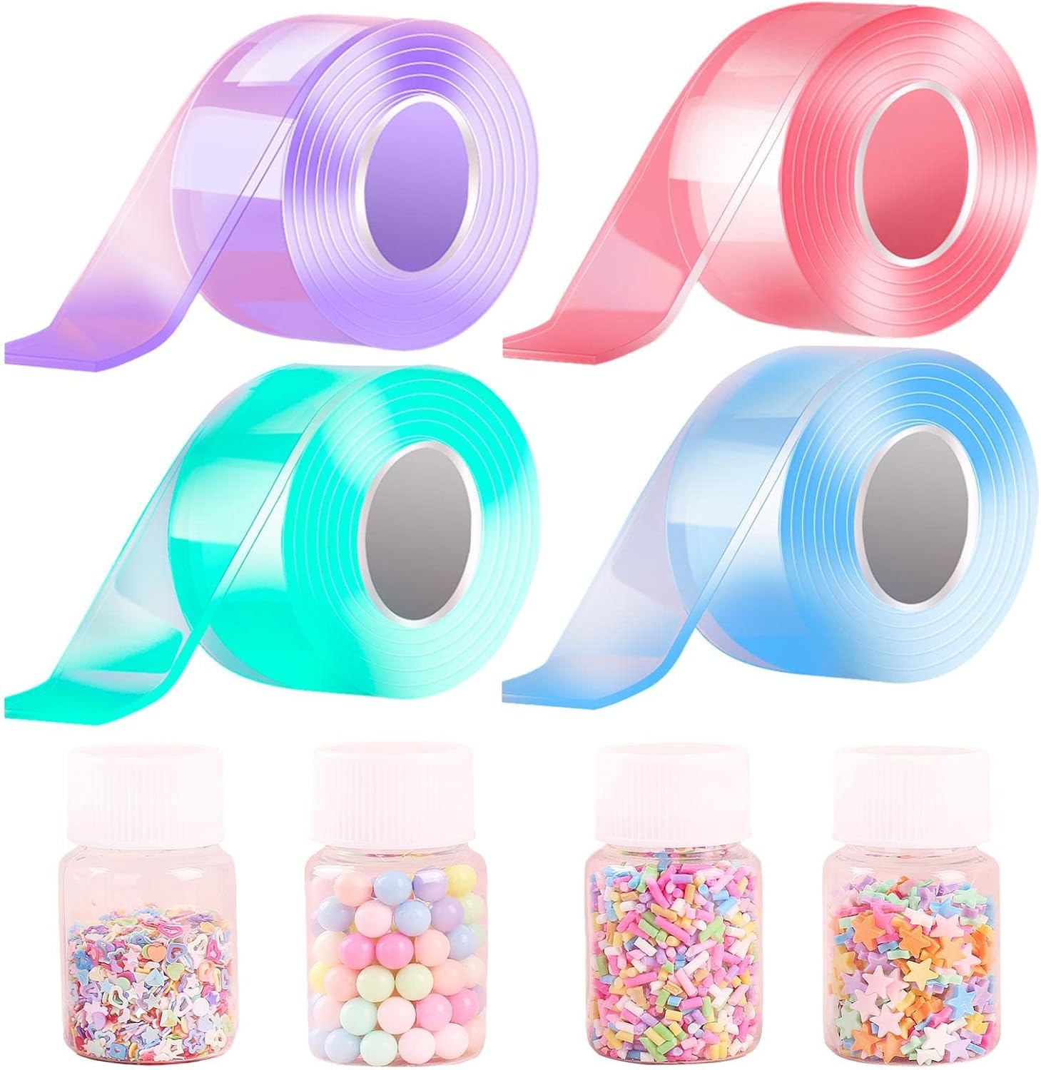 Gusengo Nano Tape Bubble pour Enfants Ruban Double Transparent