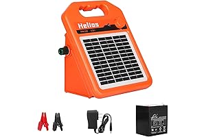 MINI160 10 Miles Solar Fence Charger: Electric Fencing for Livestock Security